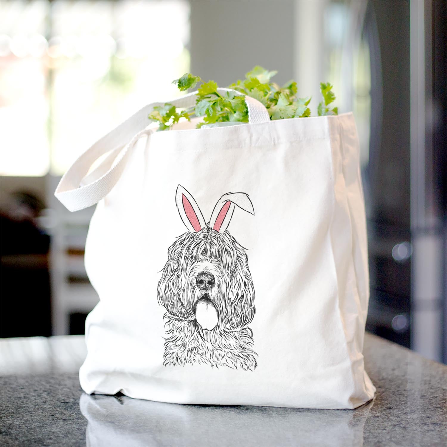 Lou the Otterhound - Tote Bag