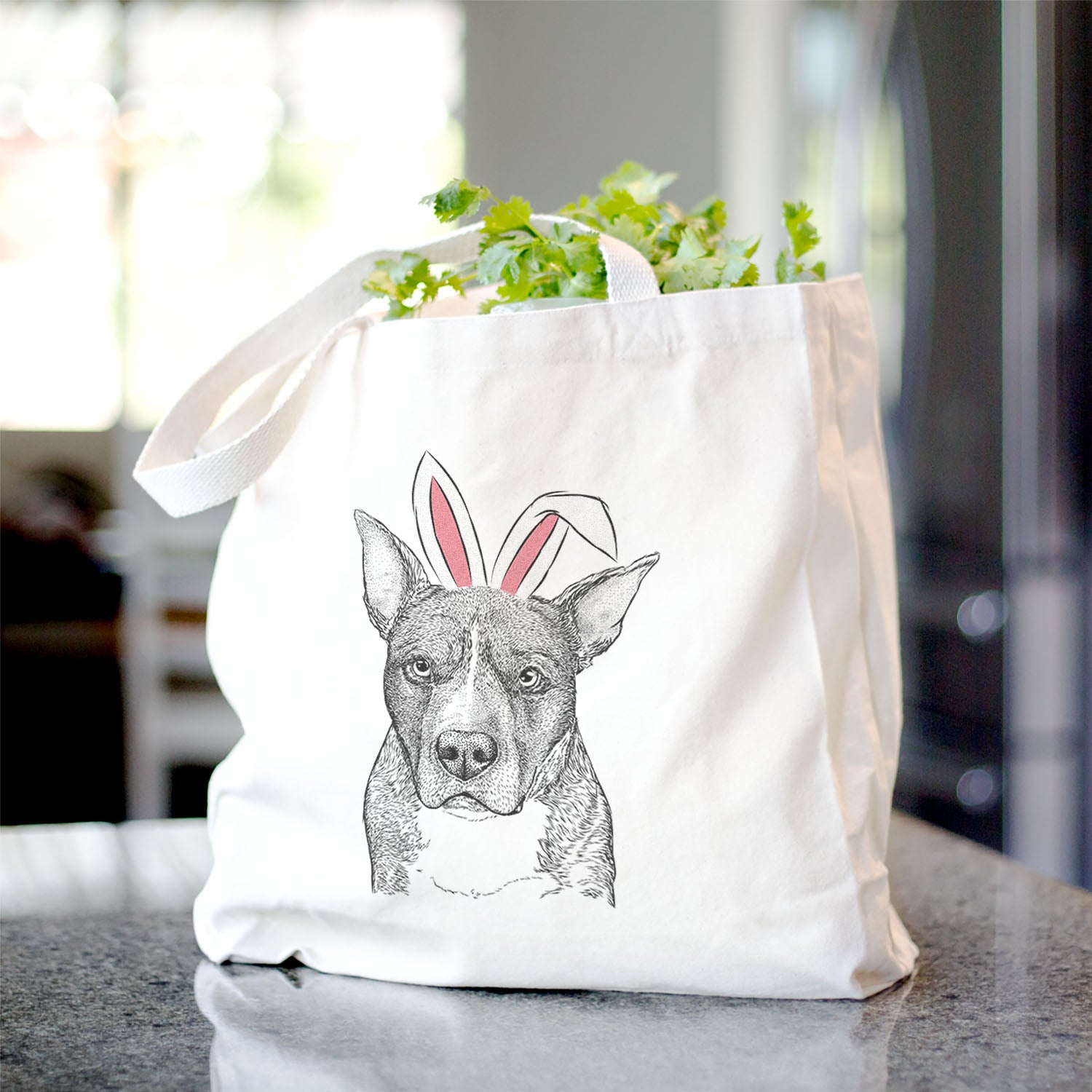 Mercy the Pitbull - Tote Bag