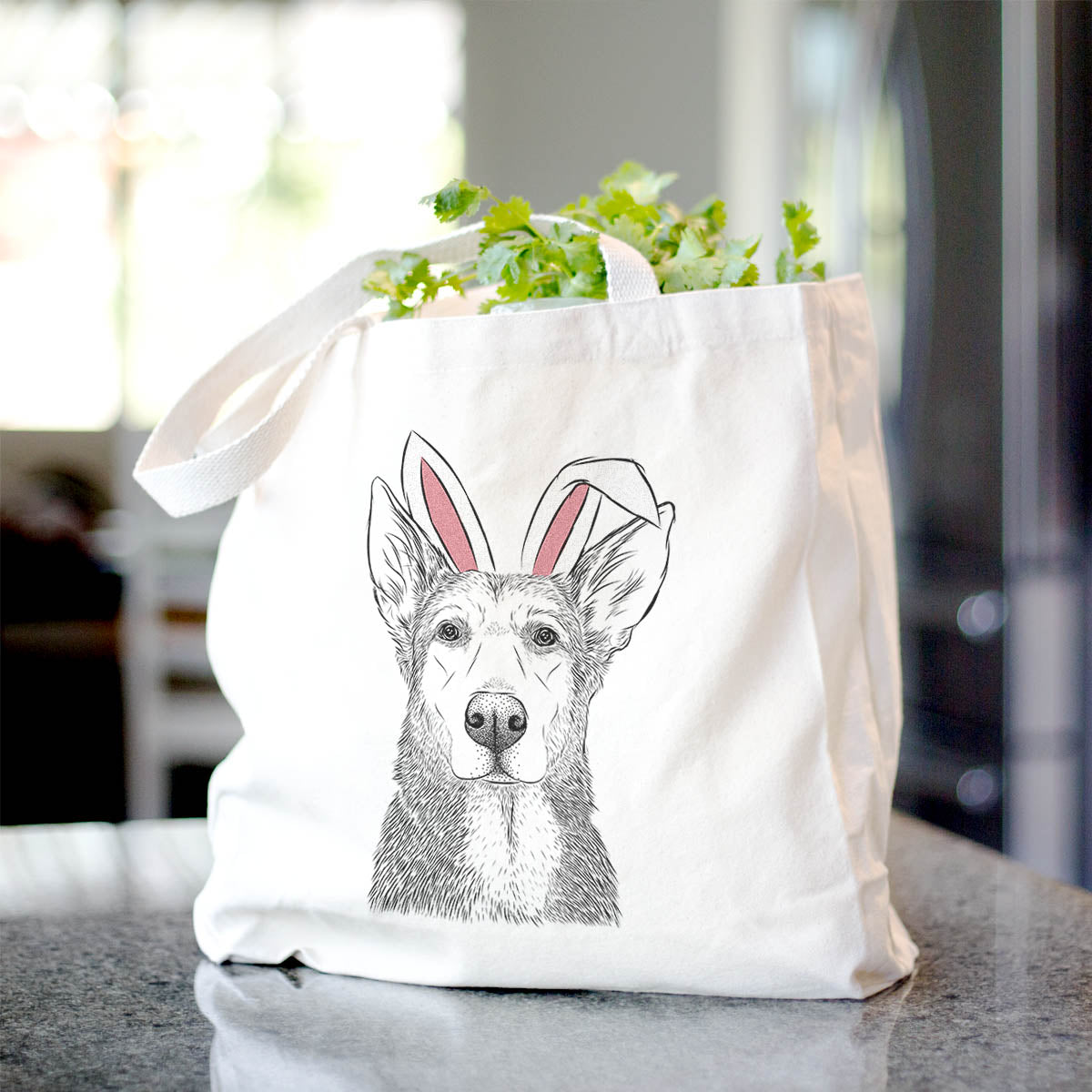 Misty the German Shepherd Mix - Tote Bag