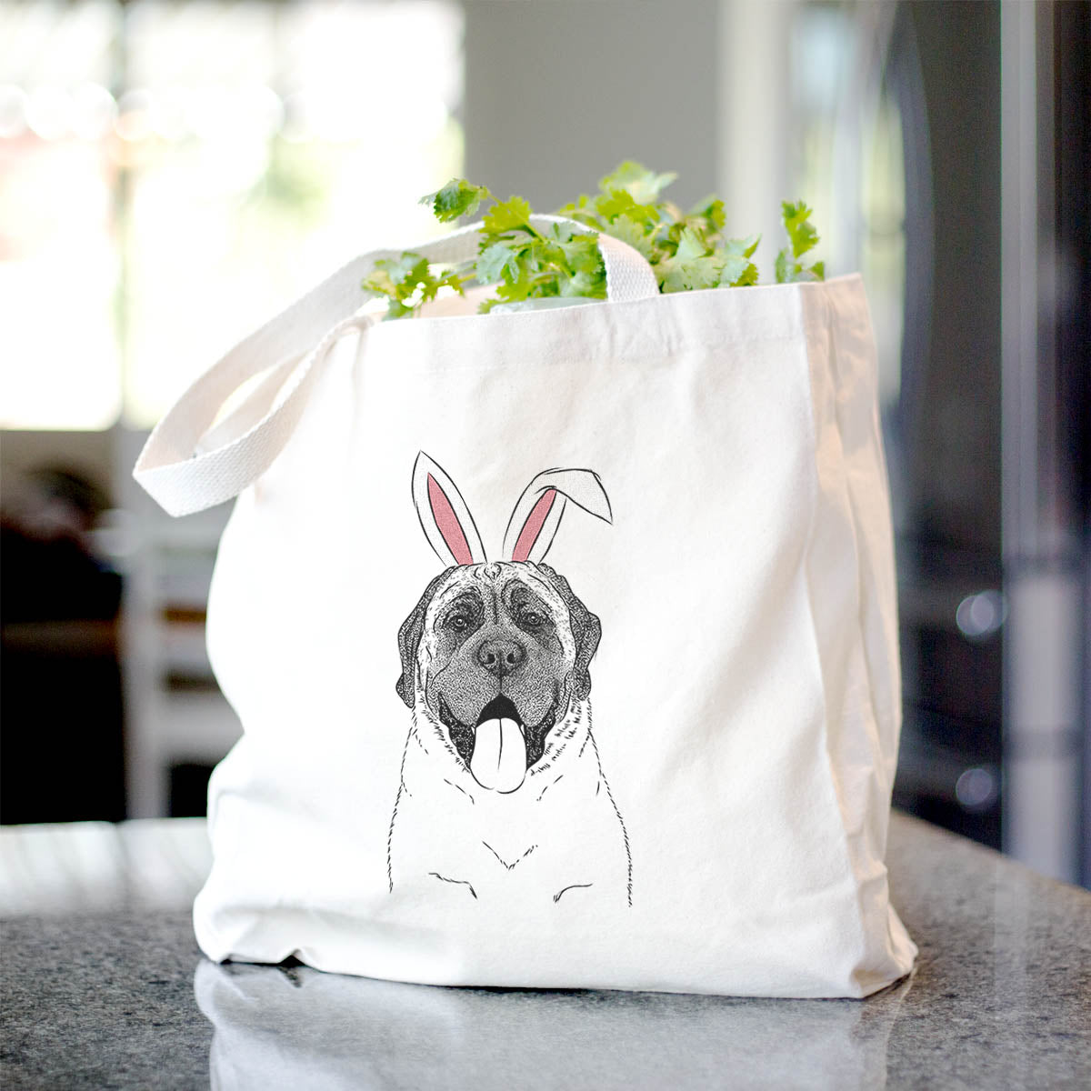 Remmie the English Mastiff - Tote Bag