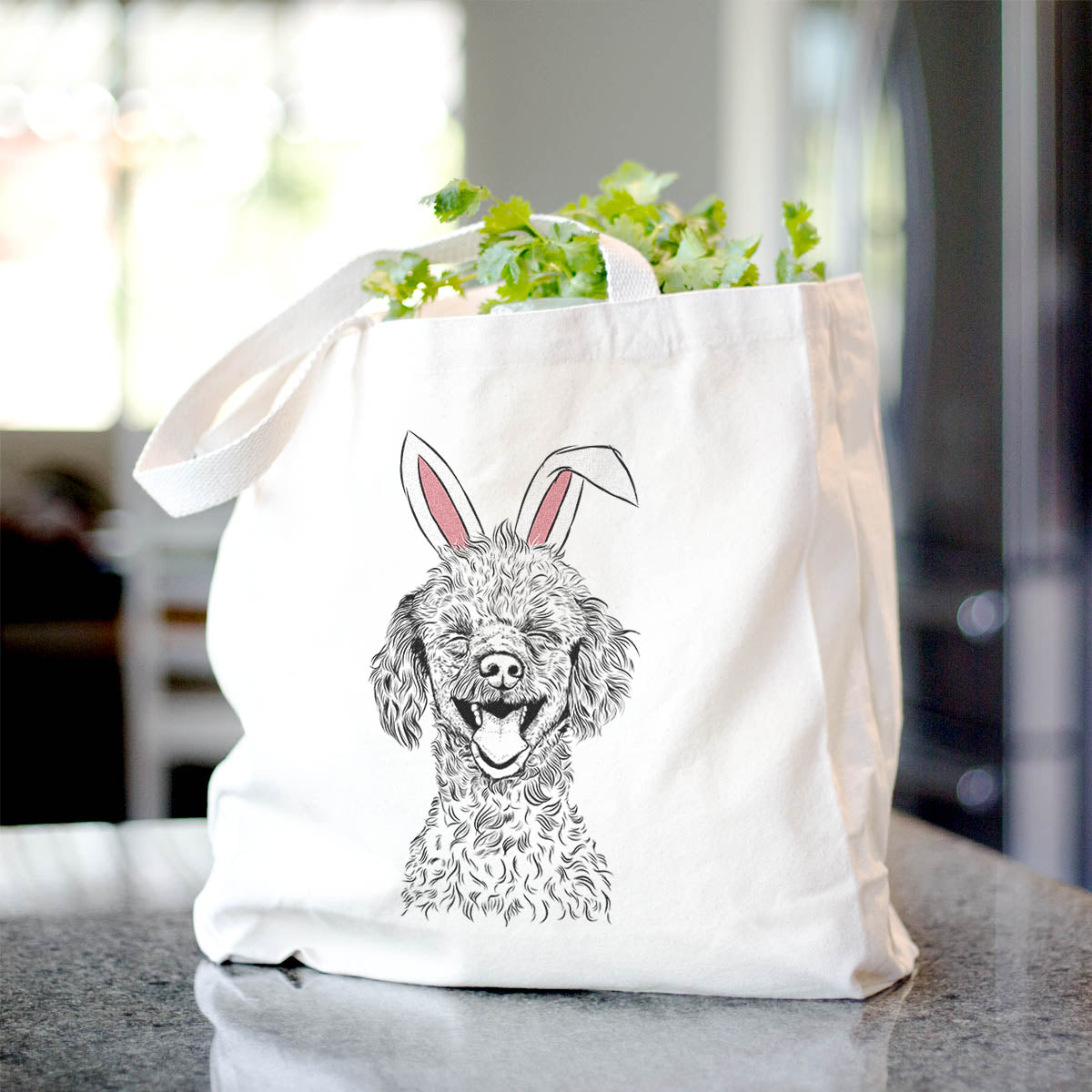 Rusty the Toy Poodle - Tote Bag