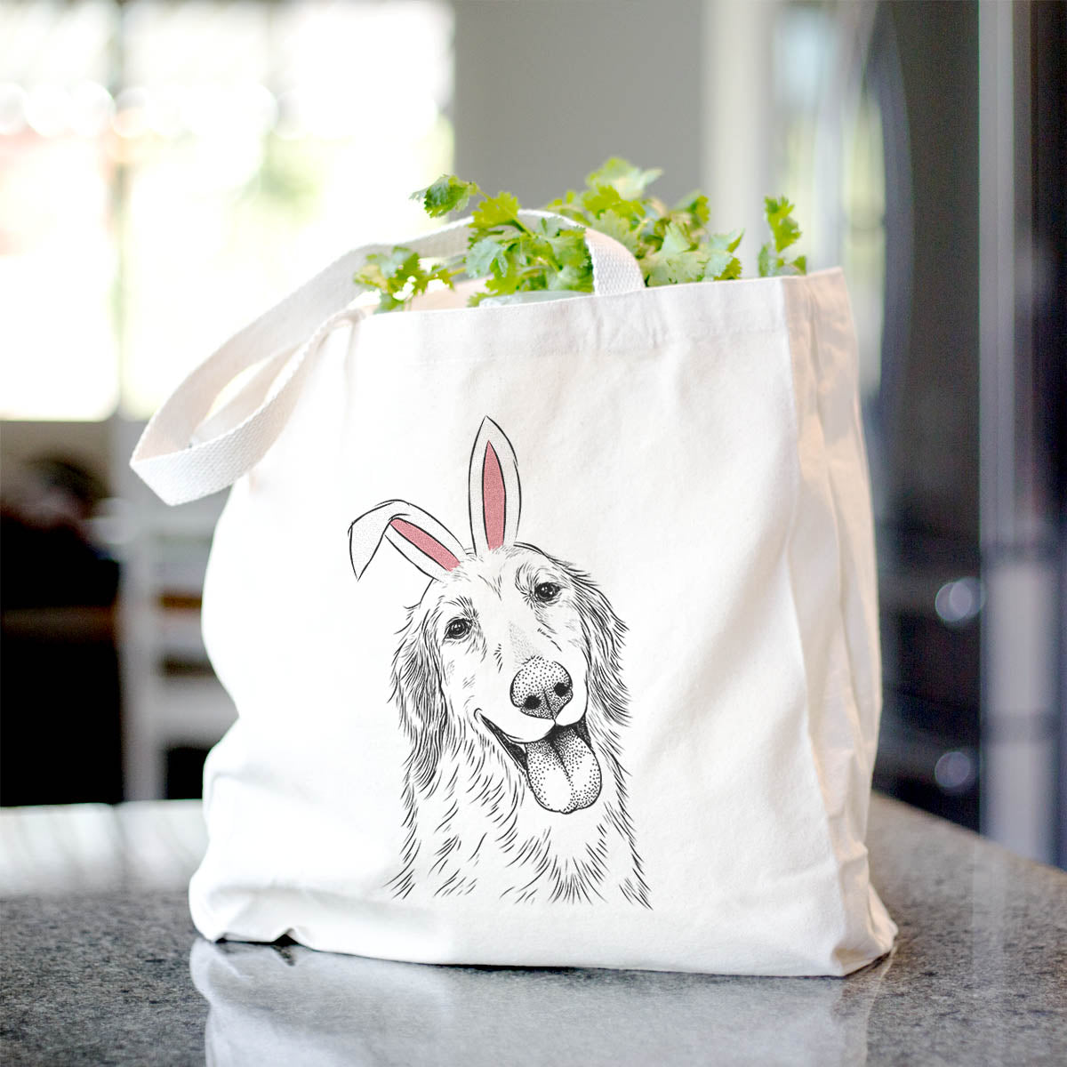 Shelby the Golden Retriever - Tote Bag