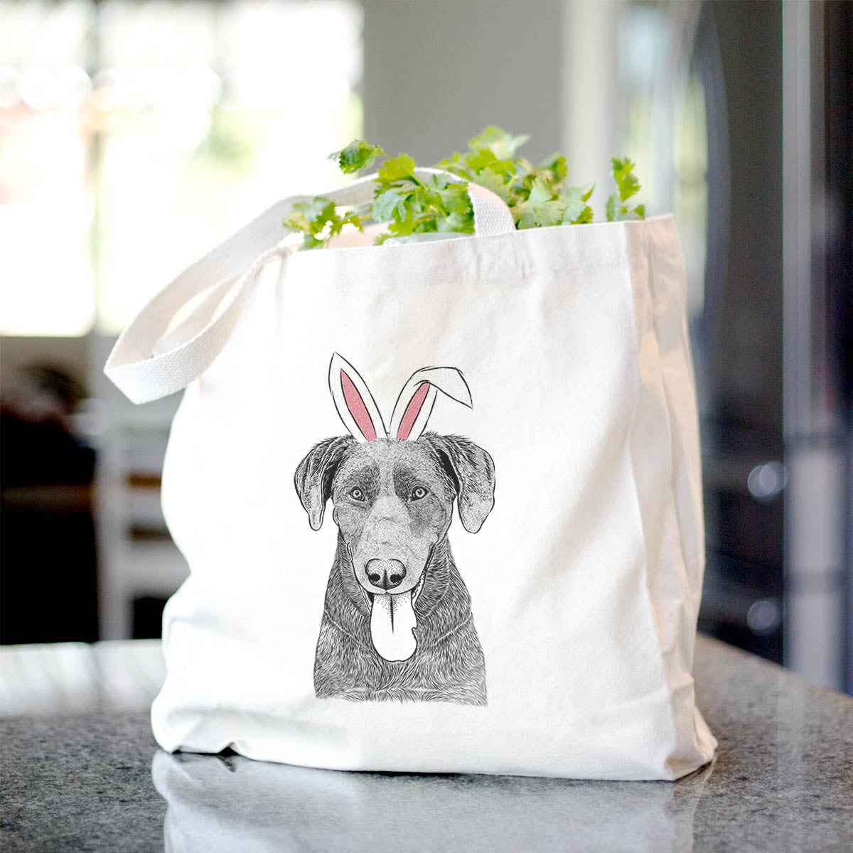 Tobes the Chocolate Lab - Tote Bag