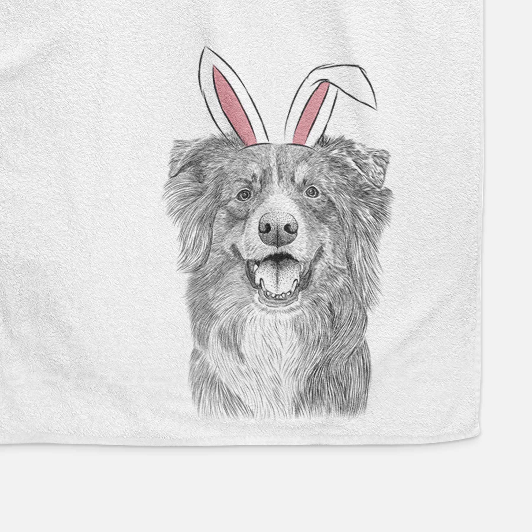 Aussie Parker the Australian Shepherd Decorative Hand Towel