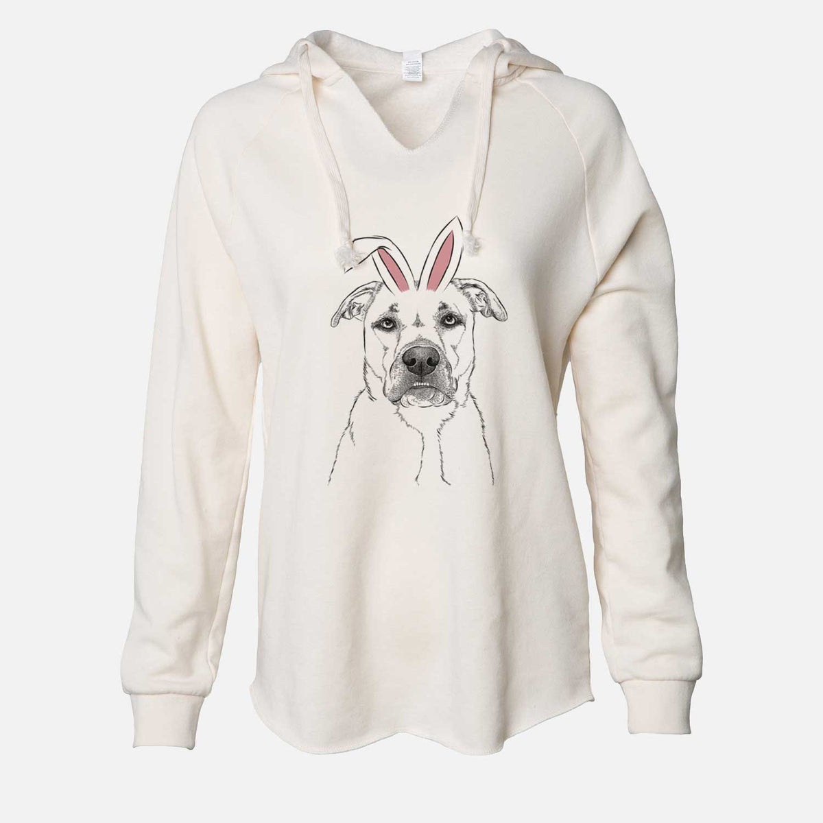 Easter Abby the Boxer Beagle Mix - Cali Wave Hooded Sweatshirt
