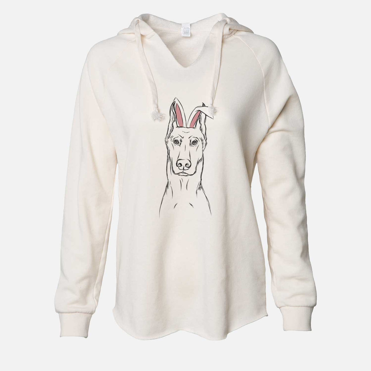 Easter Ace the Doberman Pinscher - Cali Wave Hooded Sweatshirt