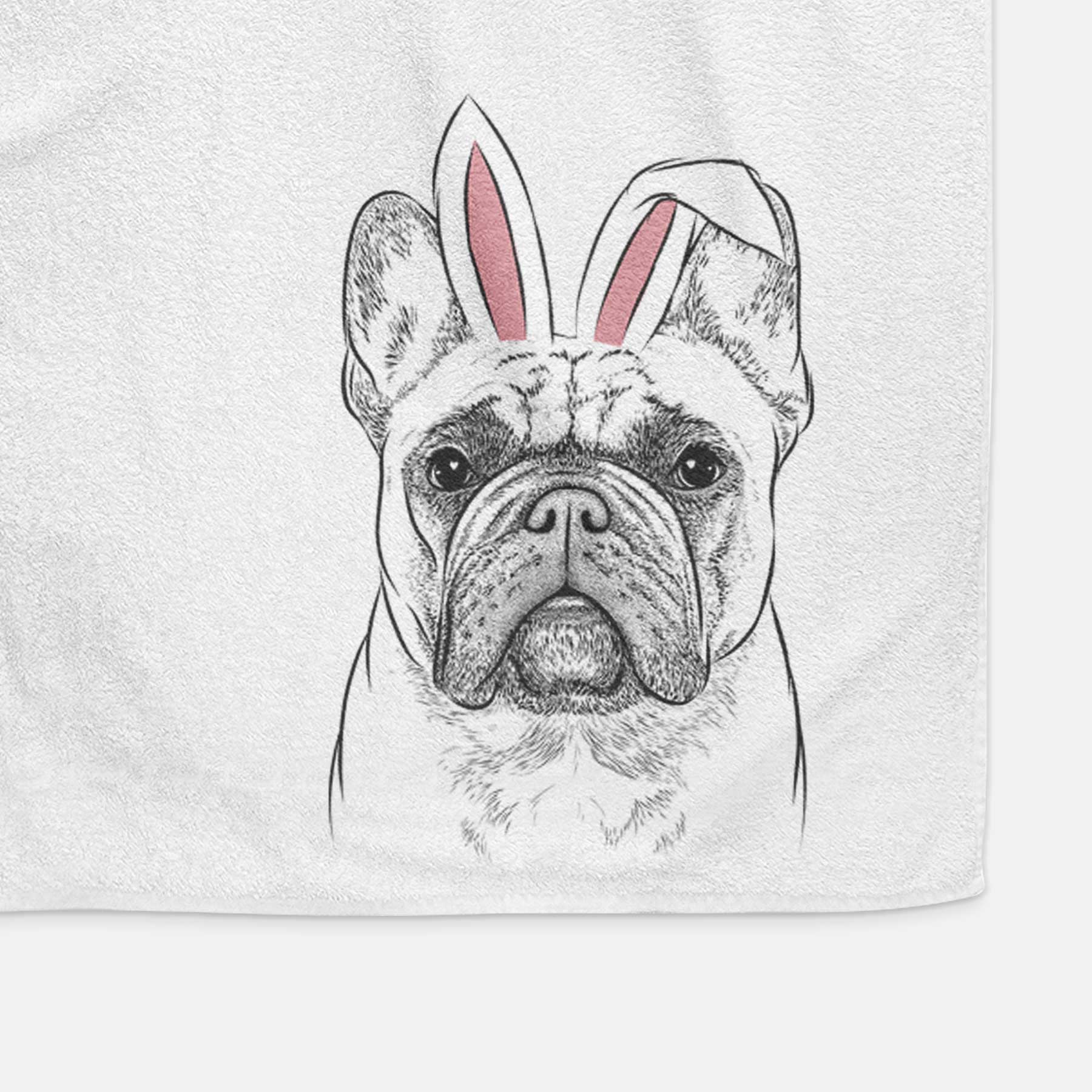 Acelynn the French Bulldog Decorative Hand Towel