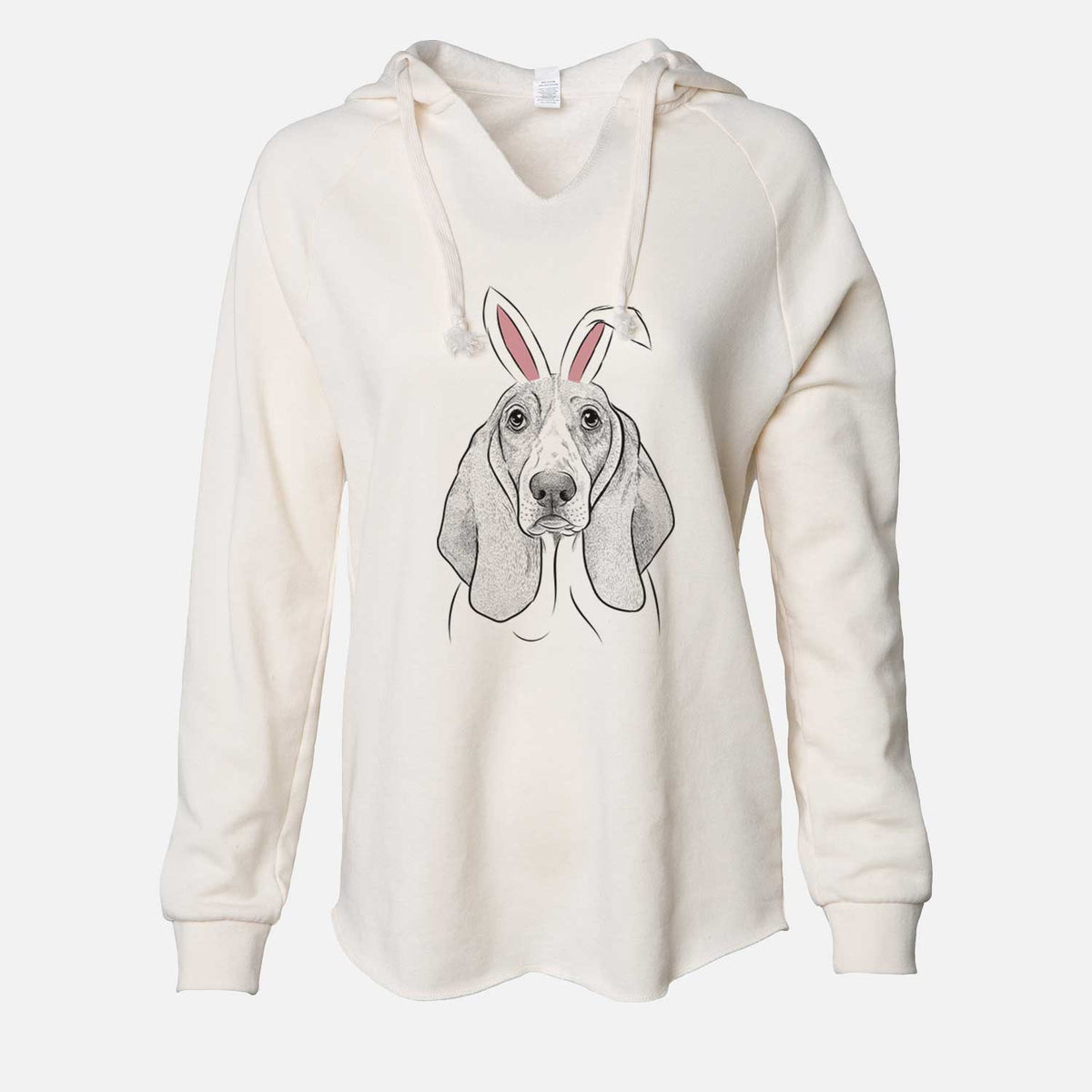 Easter Addison the Basset Hound - Cali Wave Hooded Sweatshirt