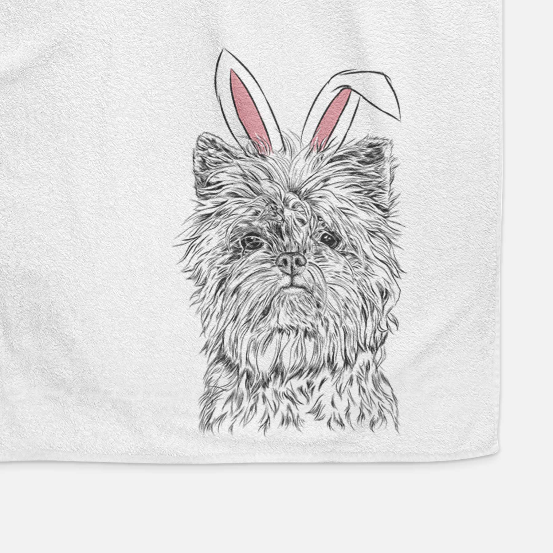 Alvin the Affenpinscher Decorative Hand Towel