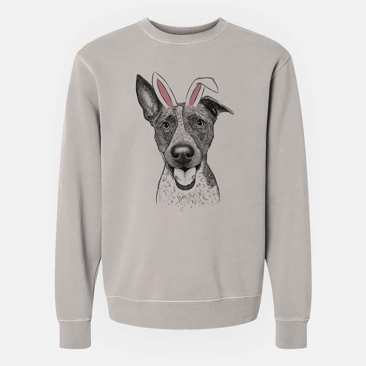 Easter Amigo the Heeler Mix - Unisex Pigment Dyed Crew Sweatshirt