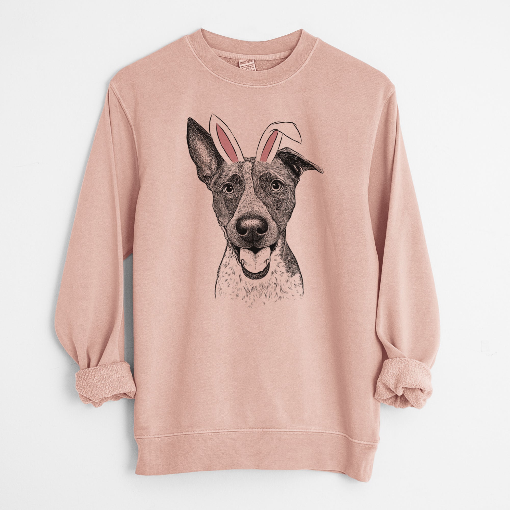 Easter Amigo the Heeler Mix - Unisex Pigment Dyed Crew Sweatshirt