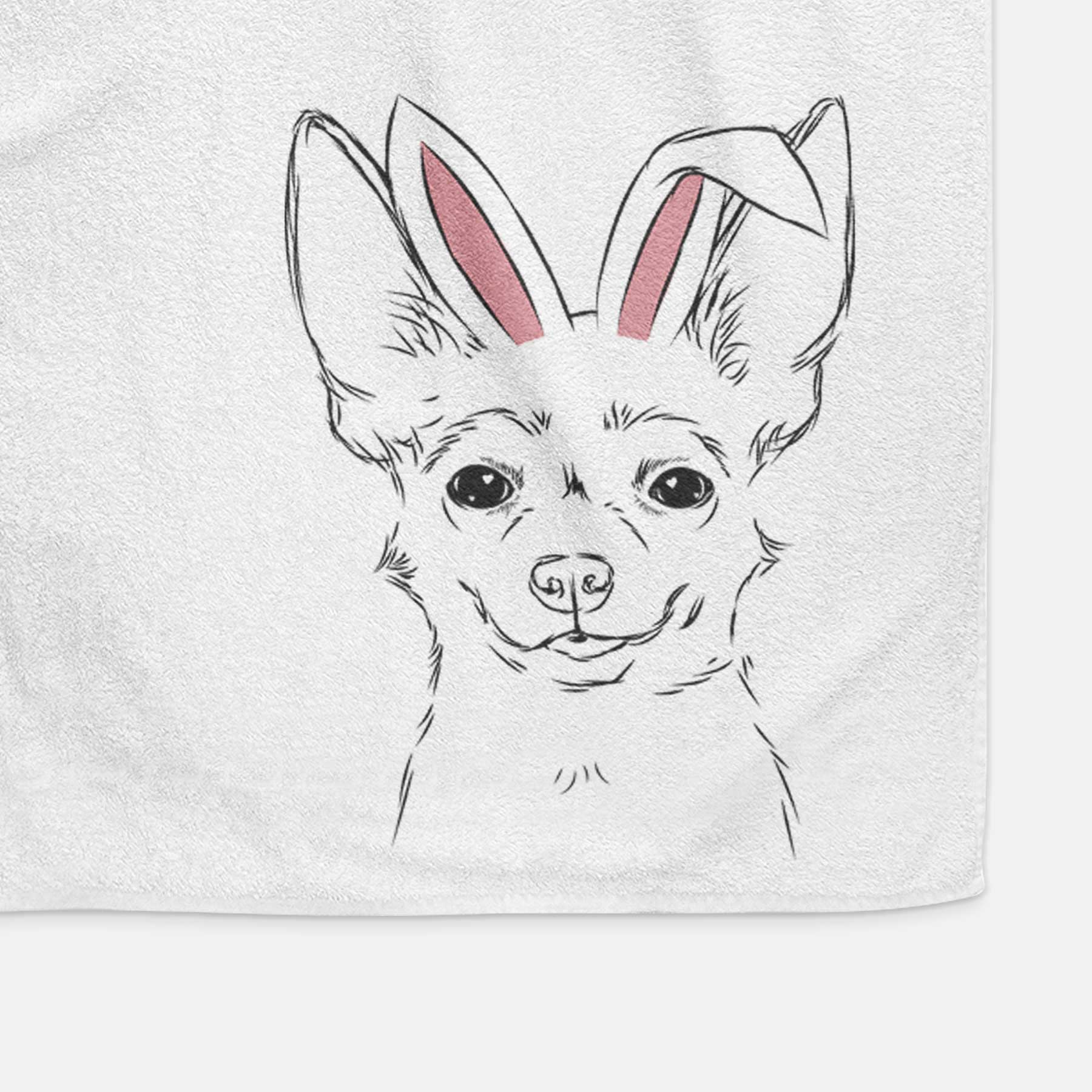 Amos the Chihuahua Decorative Hand Towel