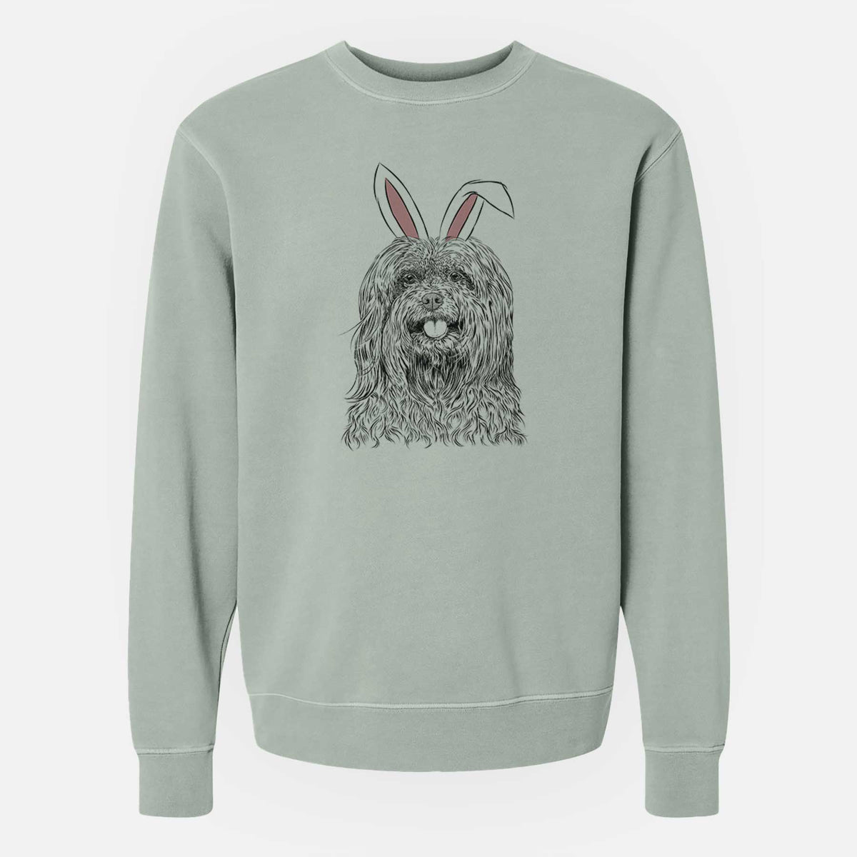 Easter Annie the Mixed Breed - Unisex Pigment Dyed Crew Sweatshirt