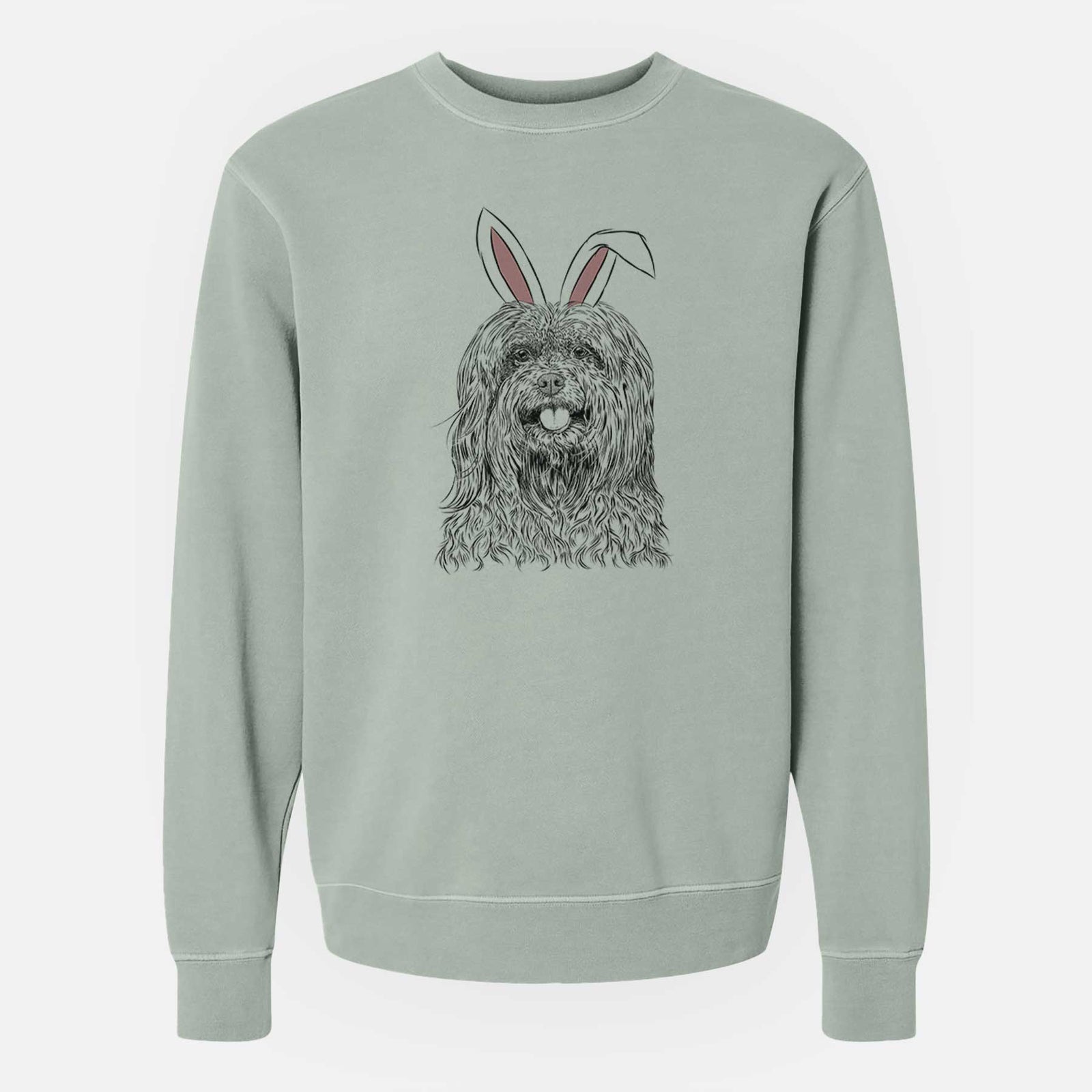 Easter Annie the Mixed Breed - Unisex Pigment Dyed Crew Sweatshirt