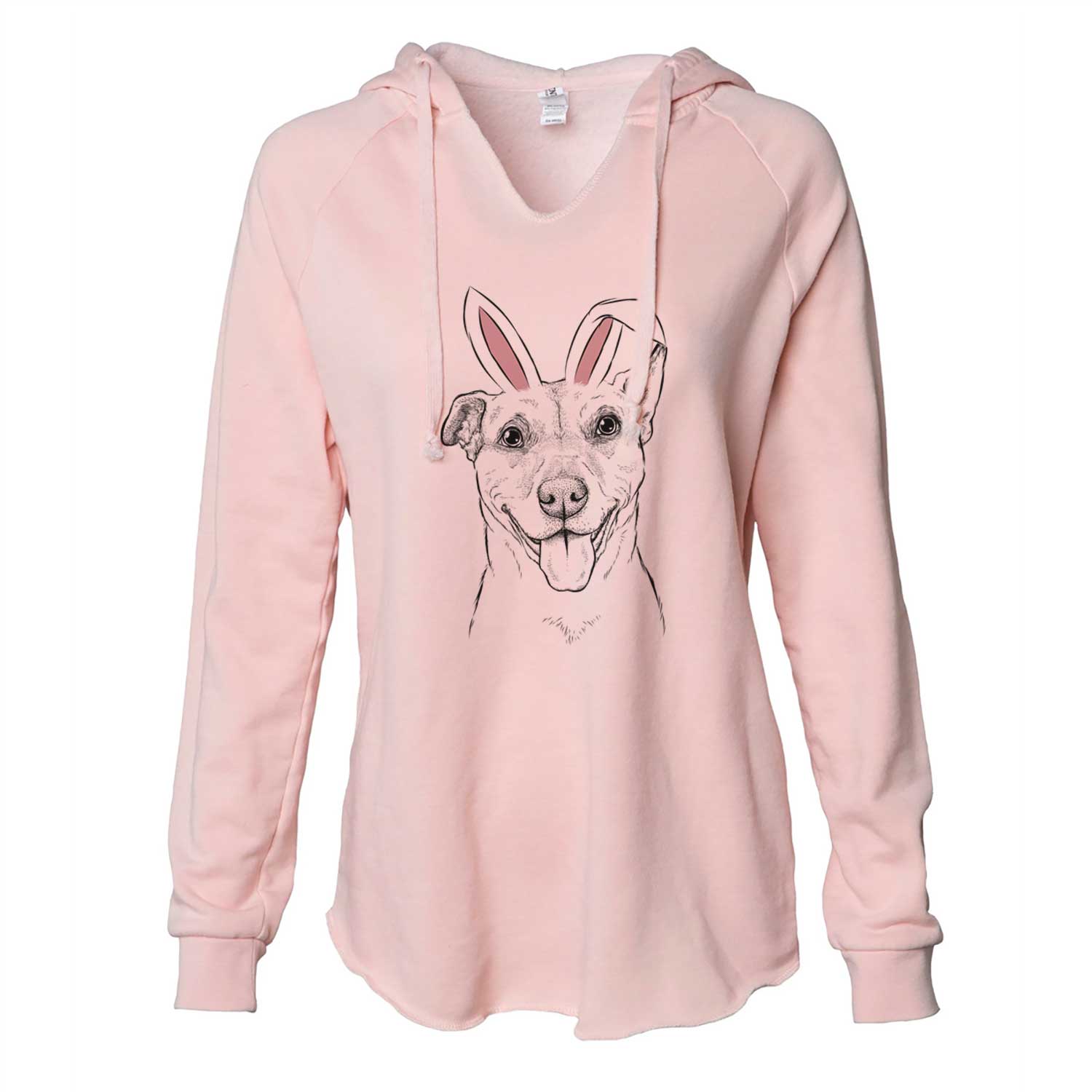 Easter Annie Belle the Pitbull Mix - Cali Wave Hooded Sweatshirt