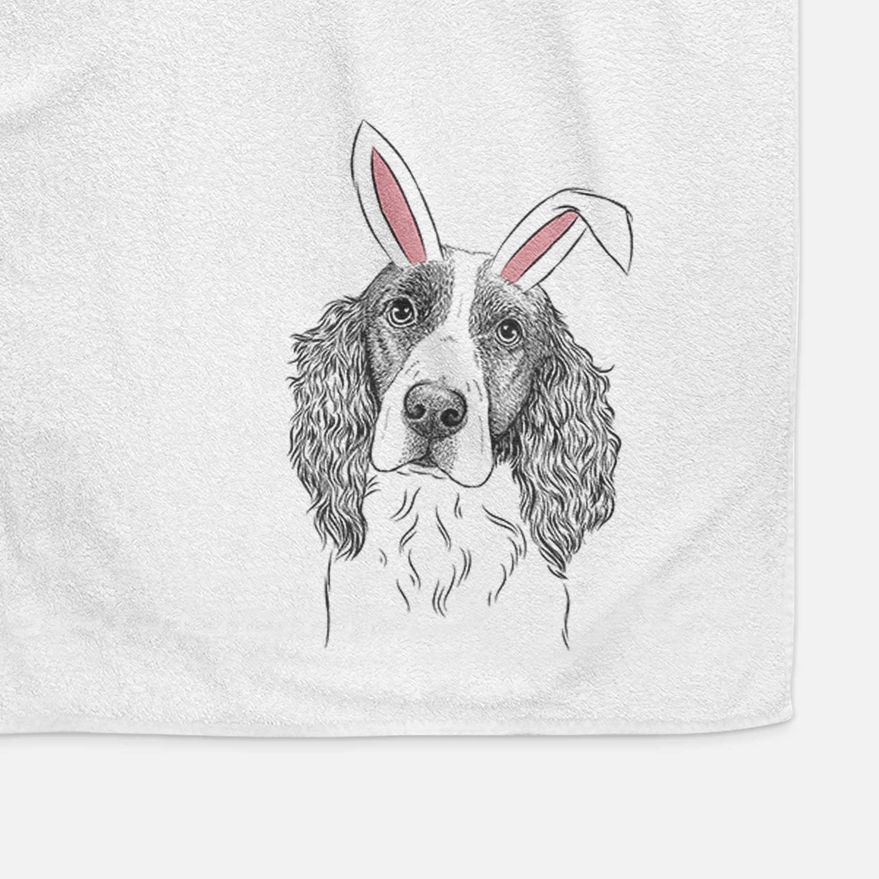 Annie the English Springer Spaniel Decorative Hand Towel