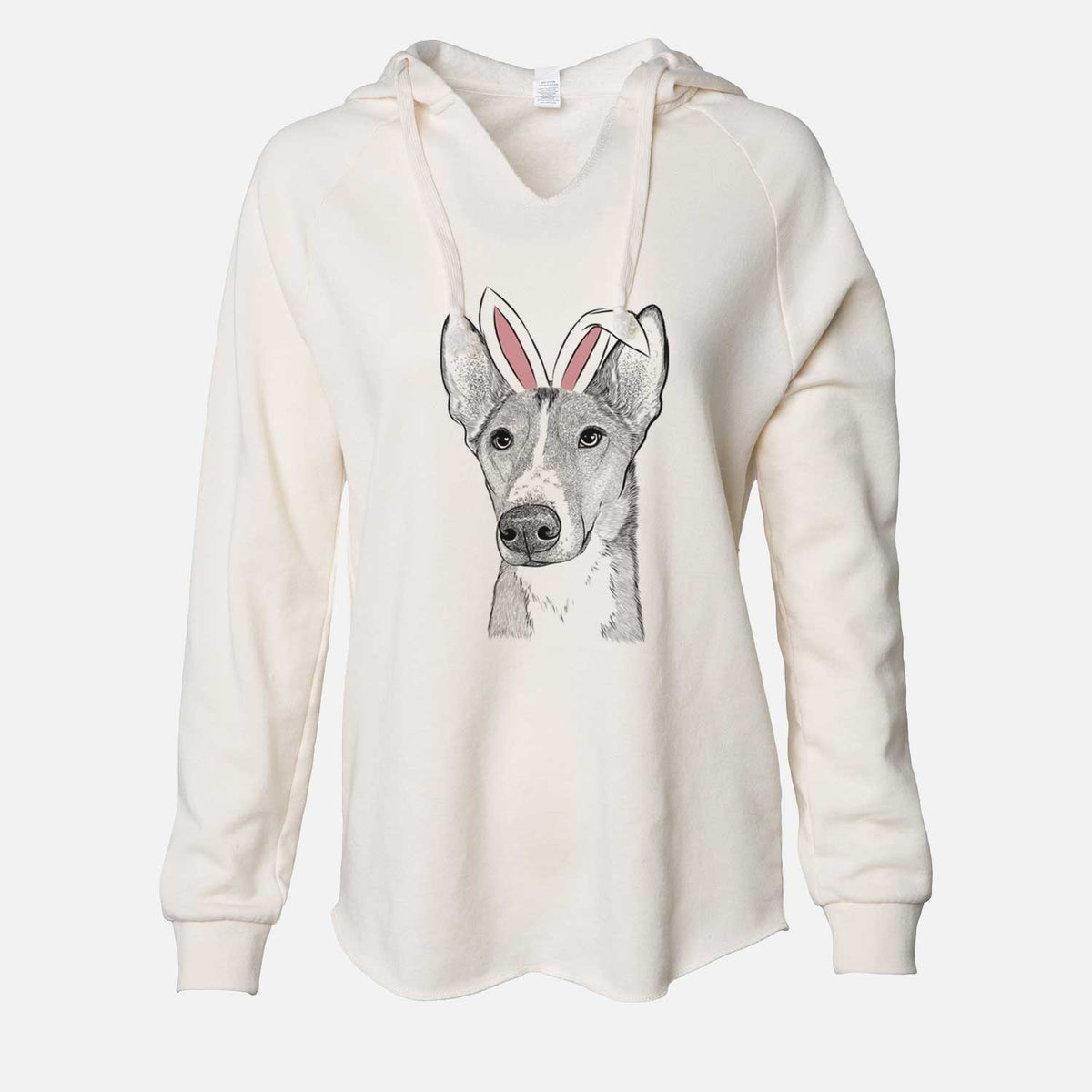 Easter Anubis the Alaskan Husky - Cali Wave Hooded Sweatshirt