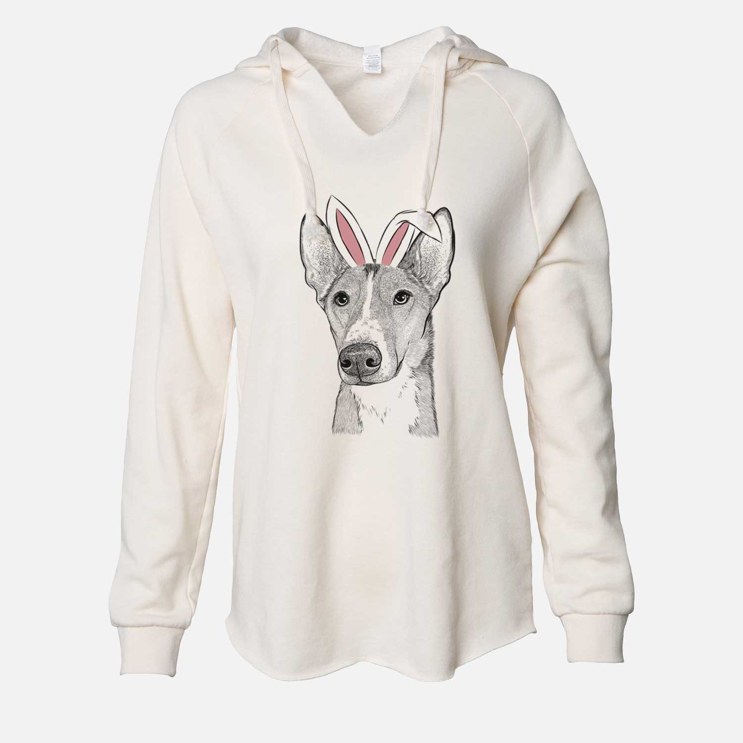 Easter Anubis the Alaskan Husky - Cali Wave Hooded Sweatshirt