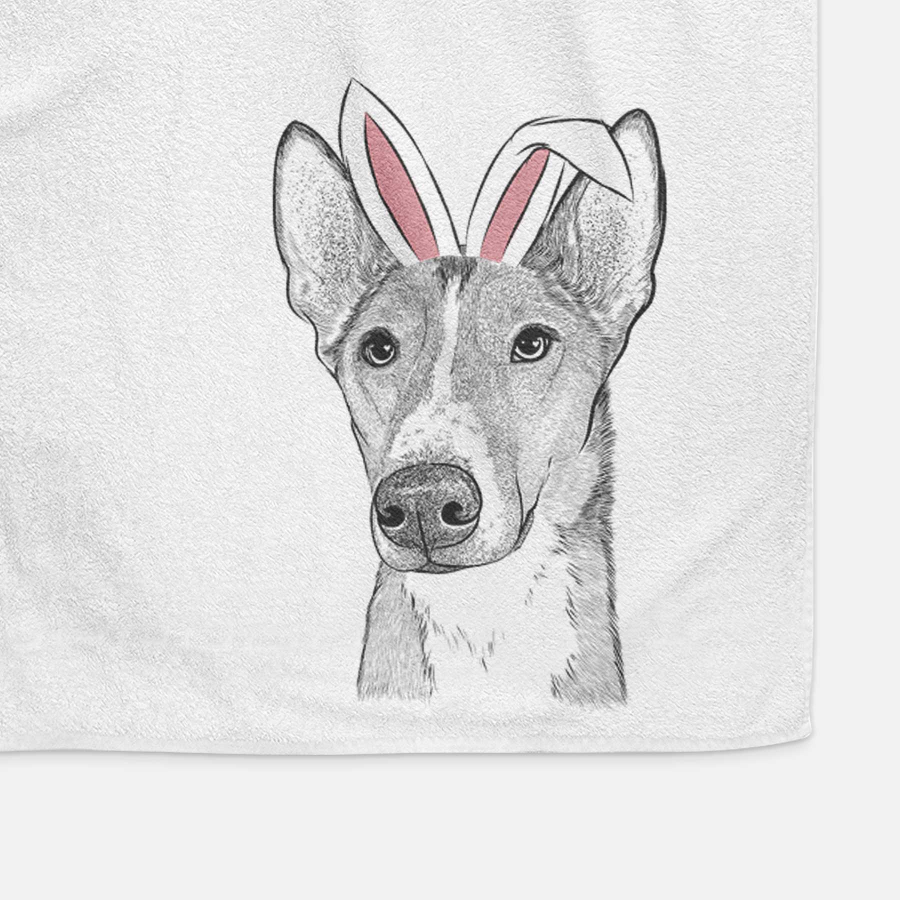 Anubis the Alaskan Husky Decorative Hand Towel