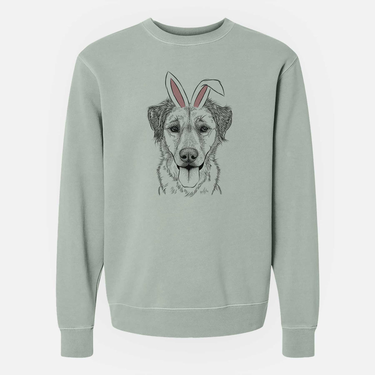 Easter Apollo the Mixed Breed - Unisex Pigment Dyed Crew Sweatshirt