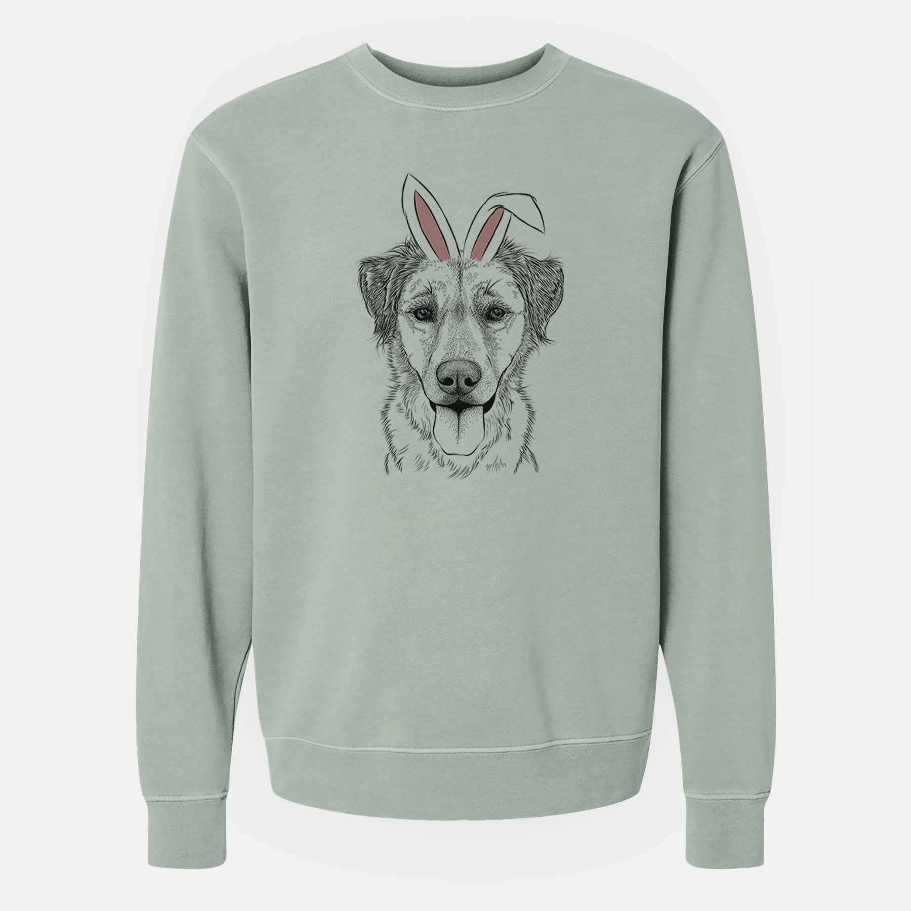 Easter Apollo the Mixed Breed - Unisex Pigment Dyed Crew Sweatshirt