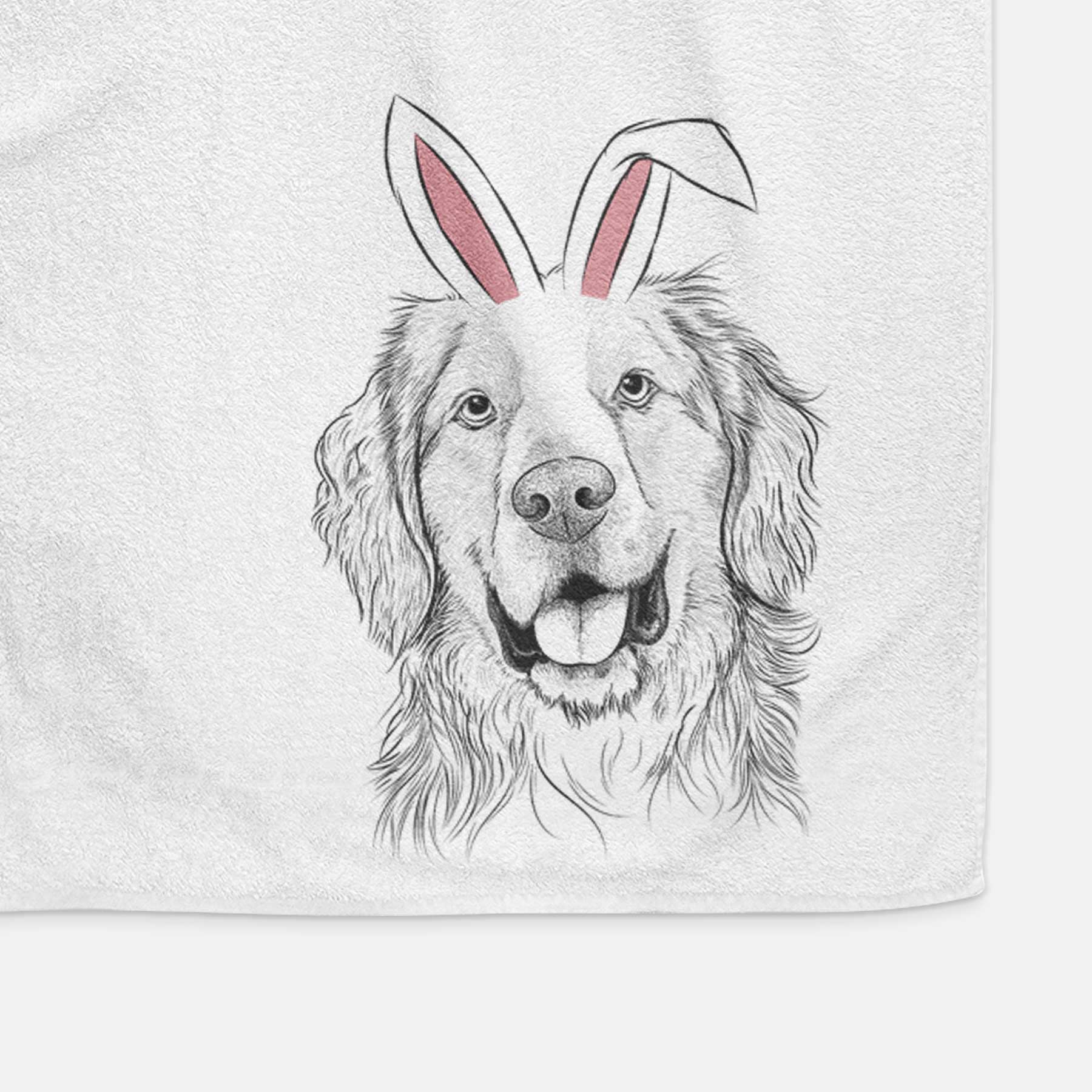 Archie Benjamin the Mixed Breed Decorative Hand Towel