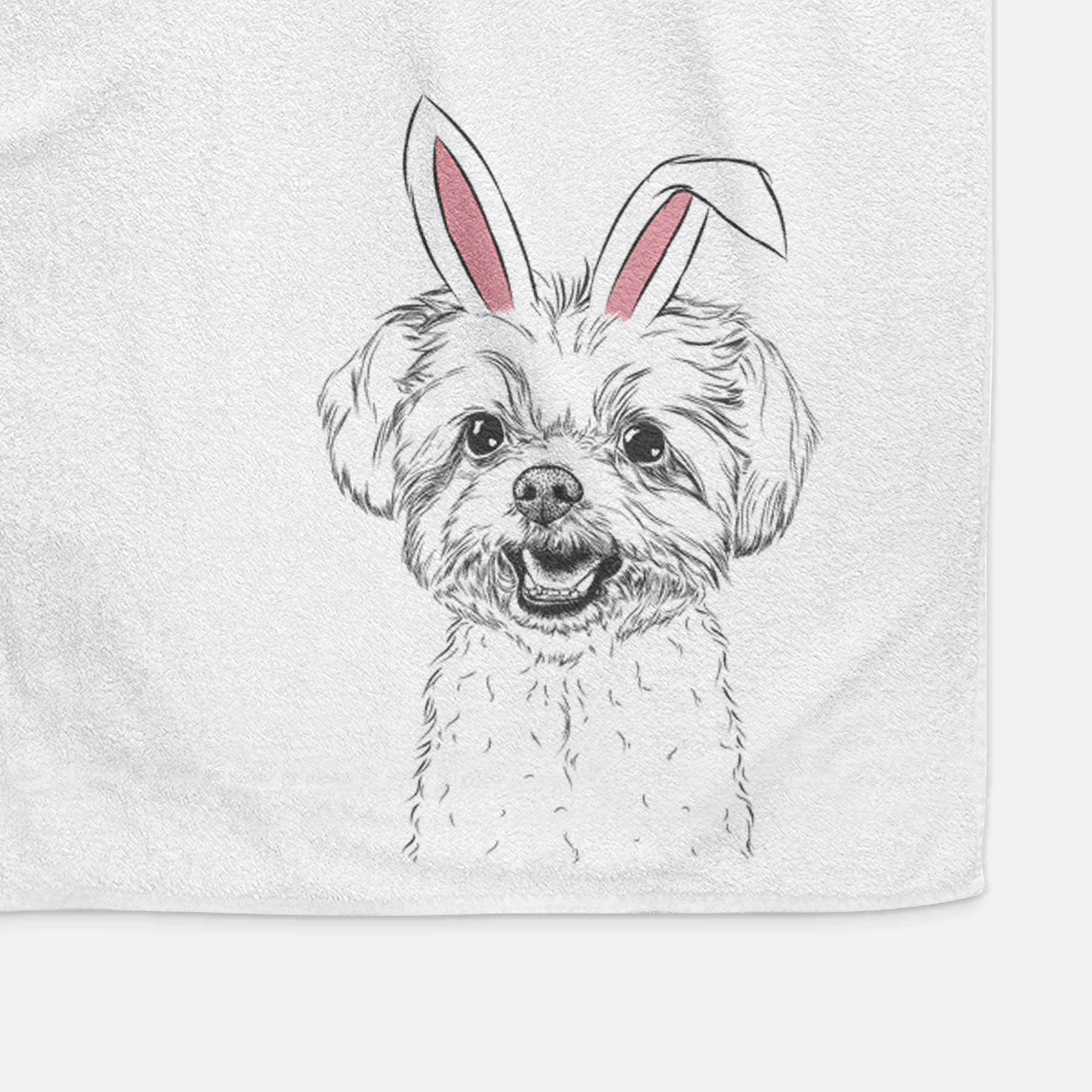 Aspen the Morkie Decorative Hand Towel