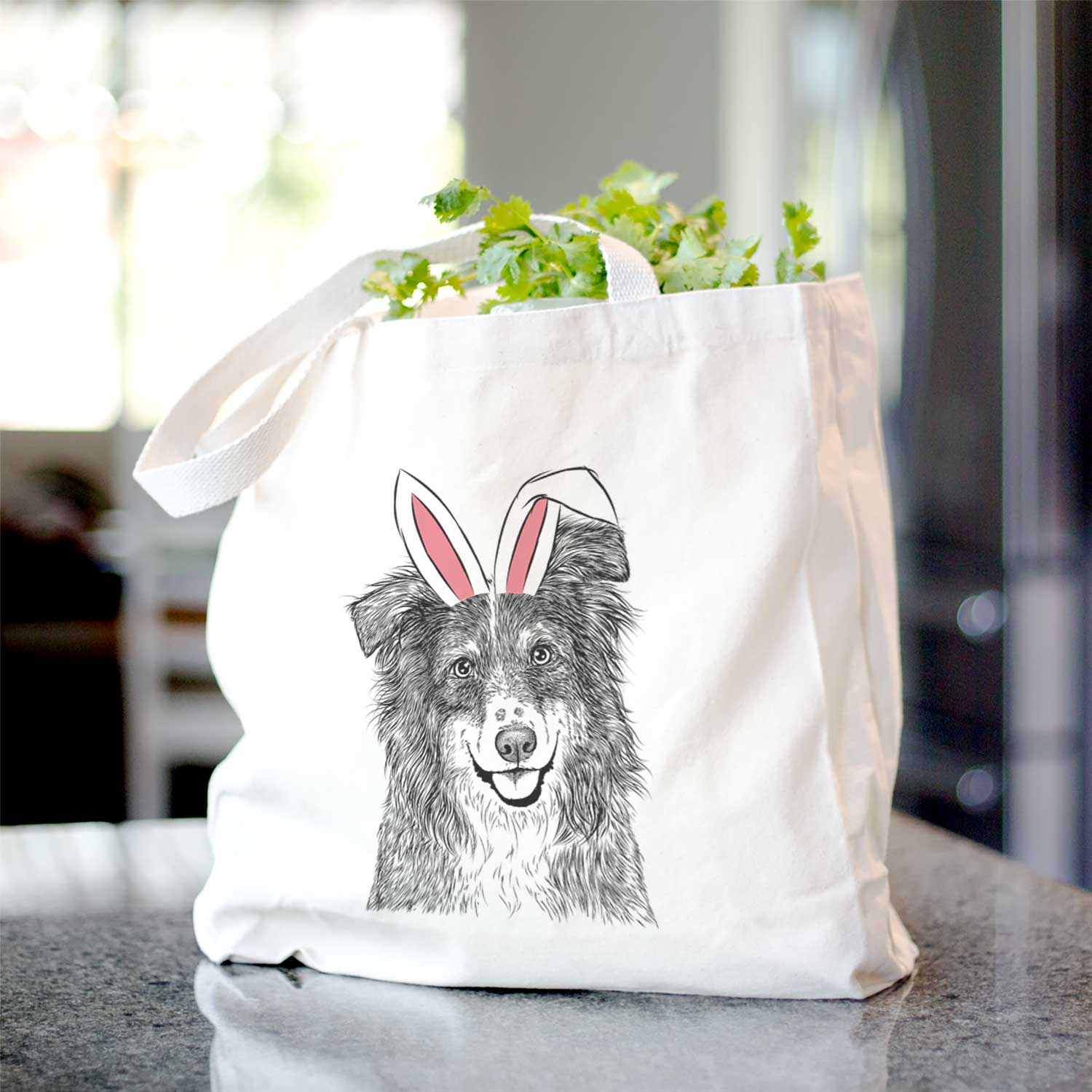 Aushe the Australian Shepherd - Tote Bag