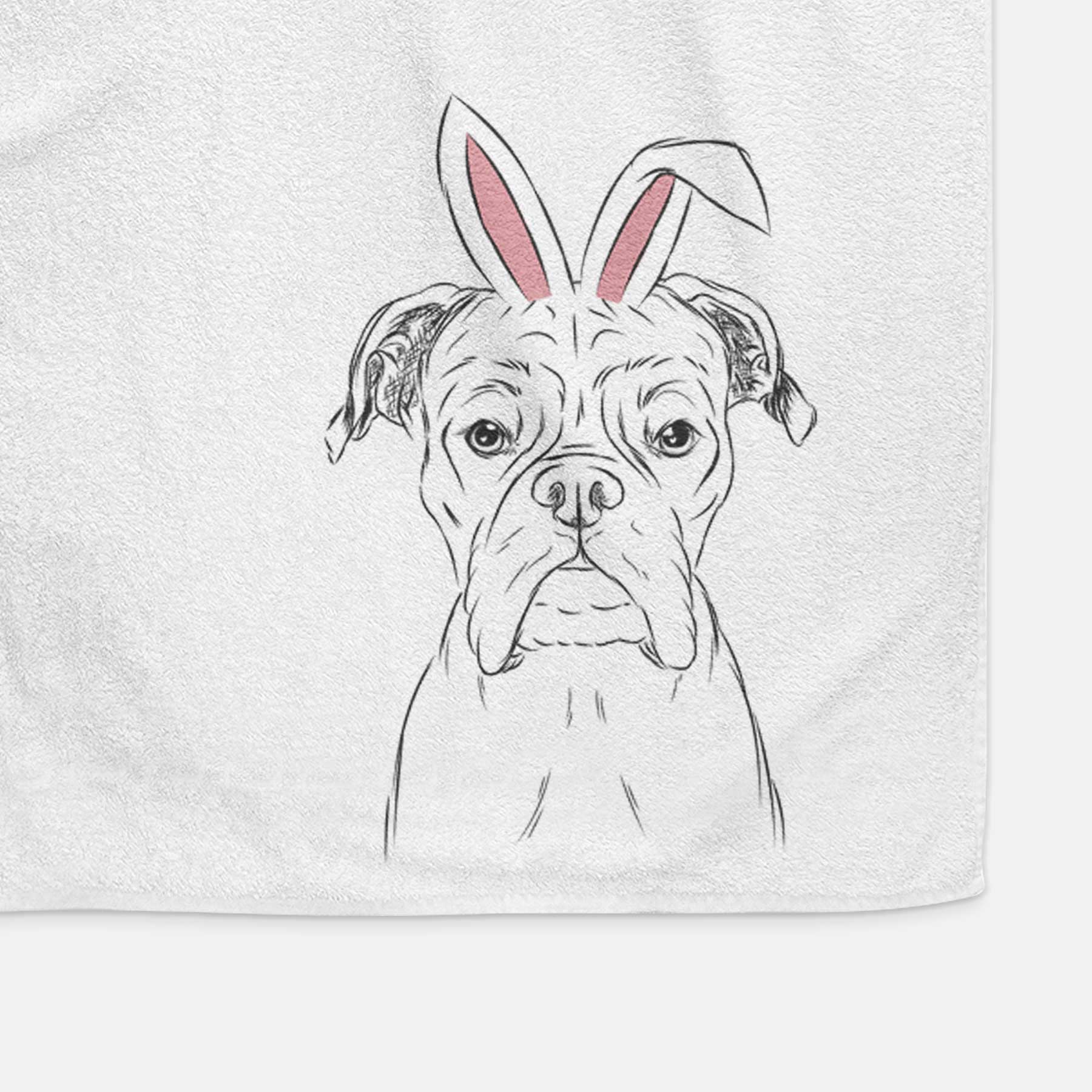 Axel the Boxer Decorative Hand Towel