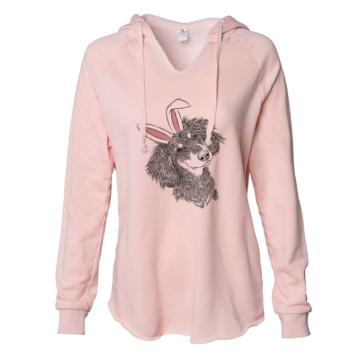 Easter Bailey the Long Haired Dachshund - Cali Wave Hooded Sweatshirt