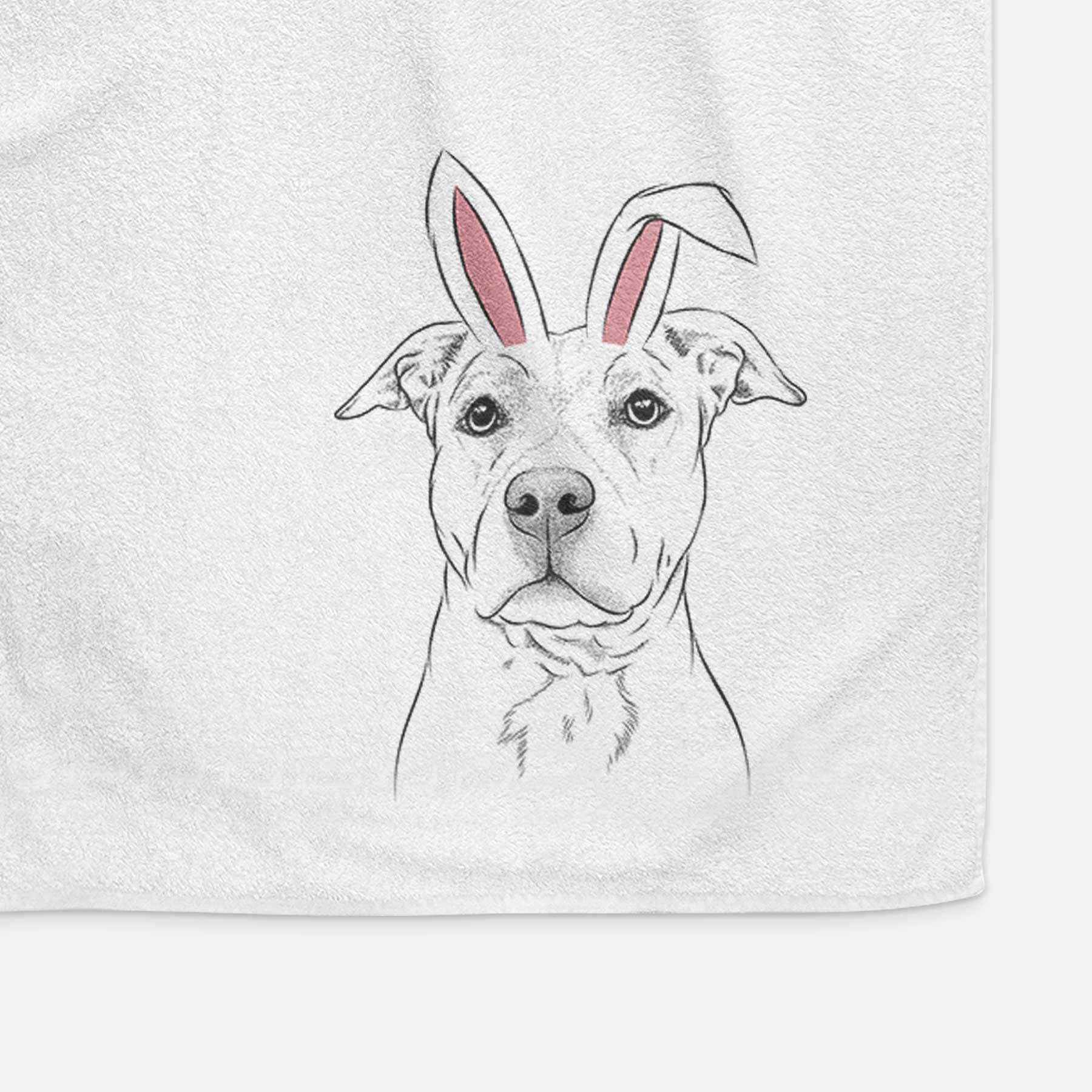 Bailey the American Staffordshire Terrier Decorative Hand Towel