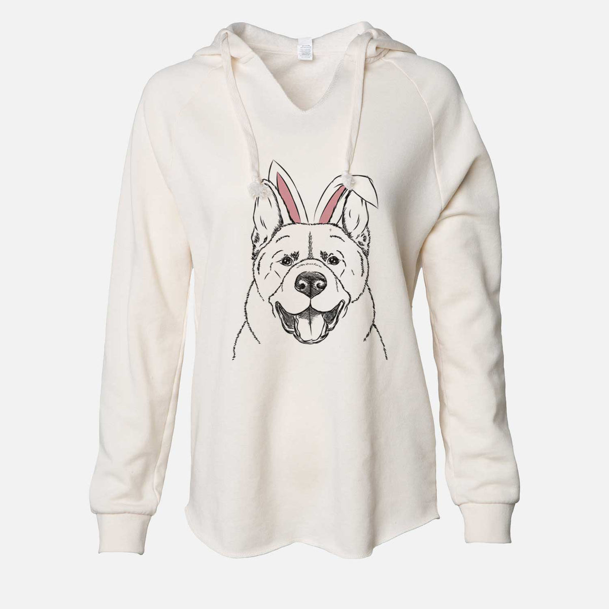 Easter Baku the Akita - Cali Wave Hooded Sweatshirt
