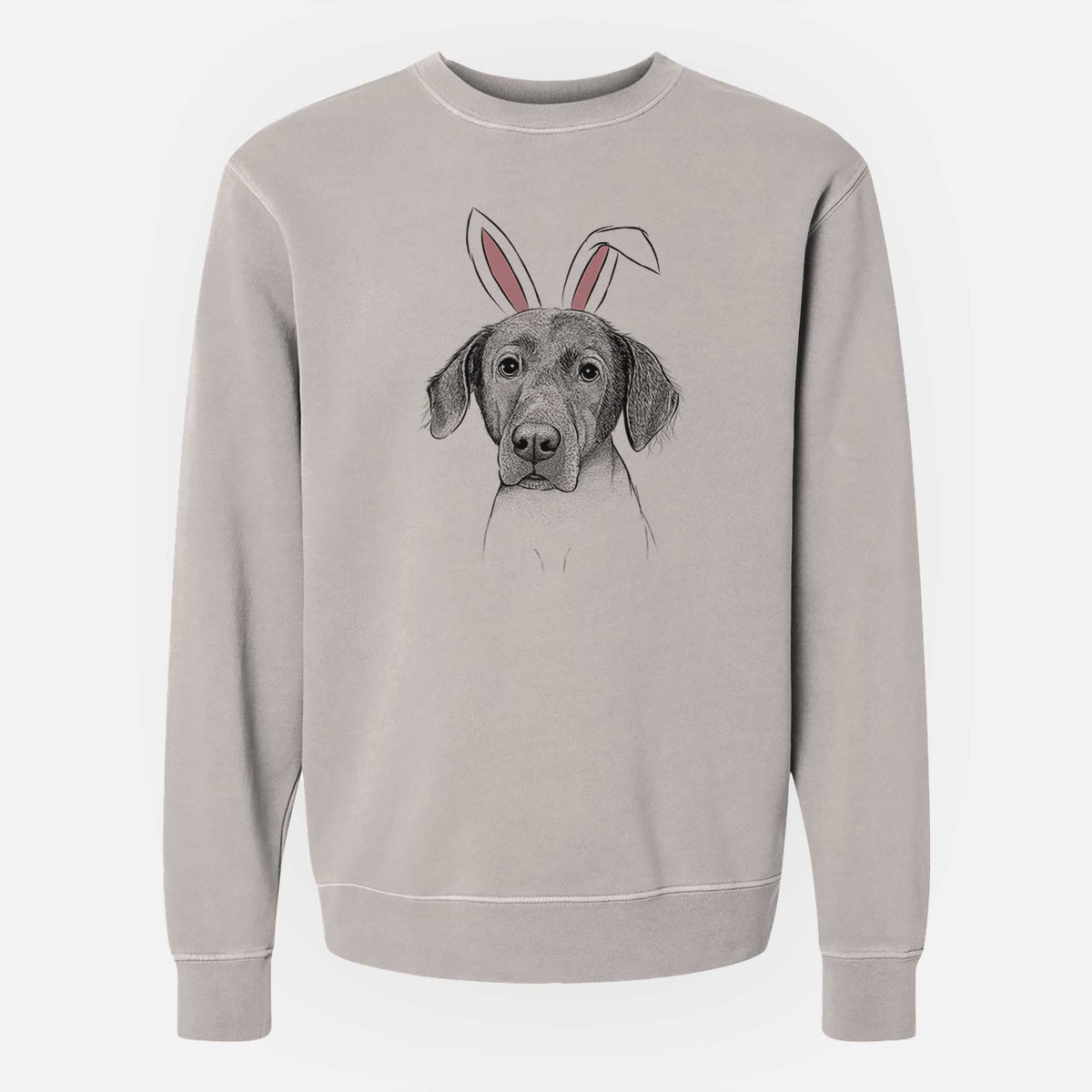 Easter Baldwin the Mixed Breed - Unisex Pigment Dyed Crew Sweatshirt