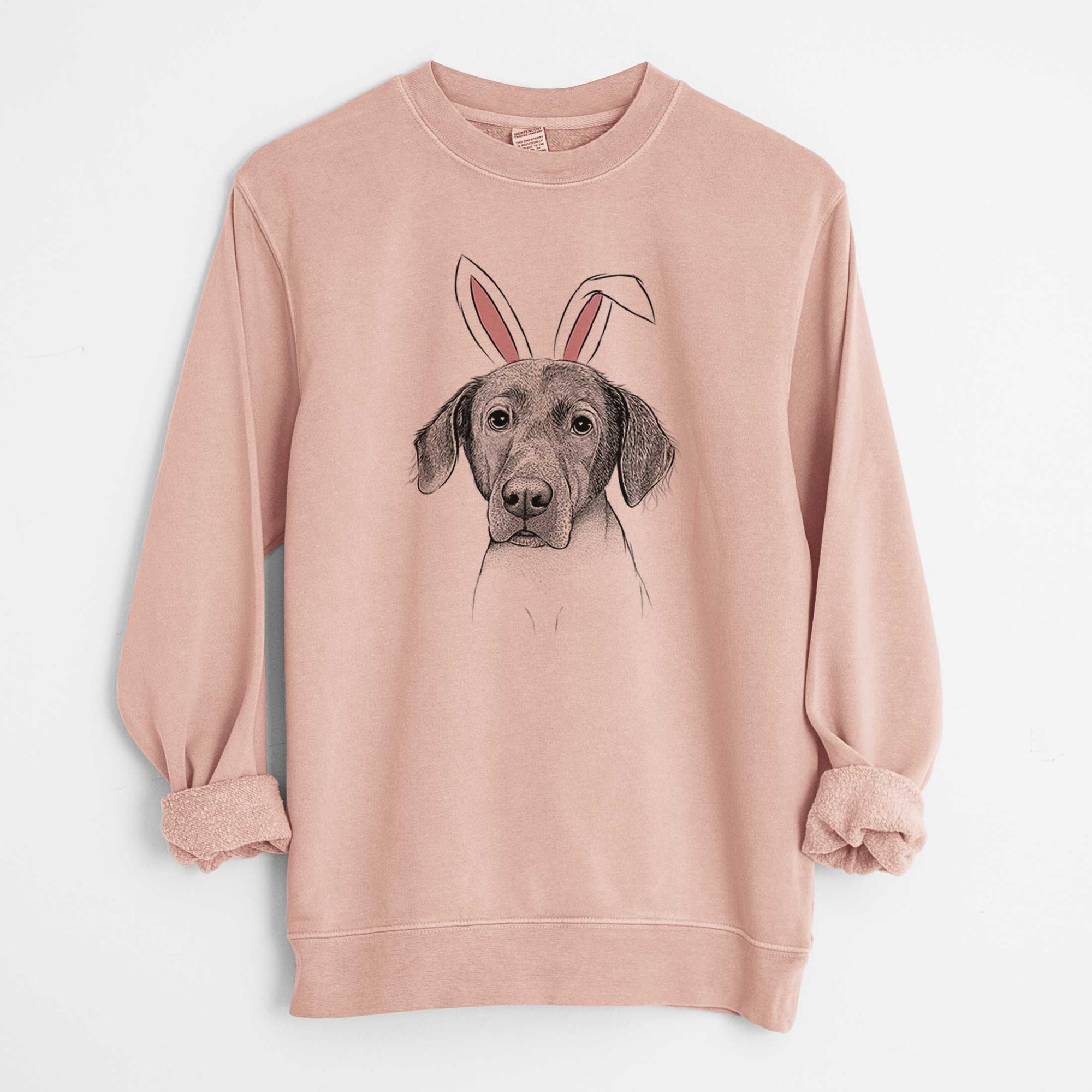 Easter Baldwin the Mixed Breed - Unisex Pigment Dyed Crew Sweatshirt