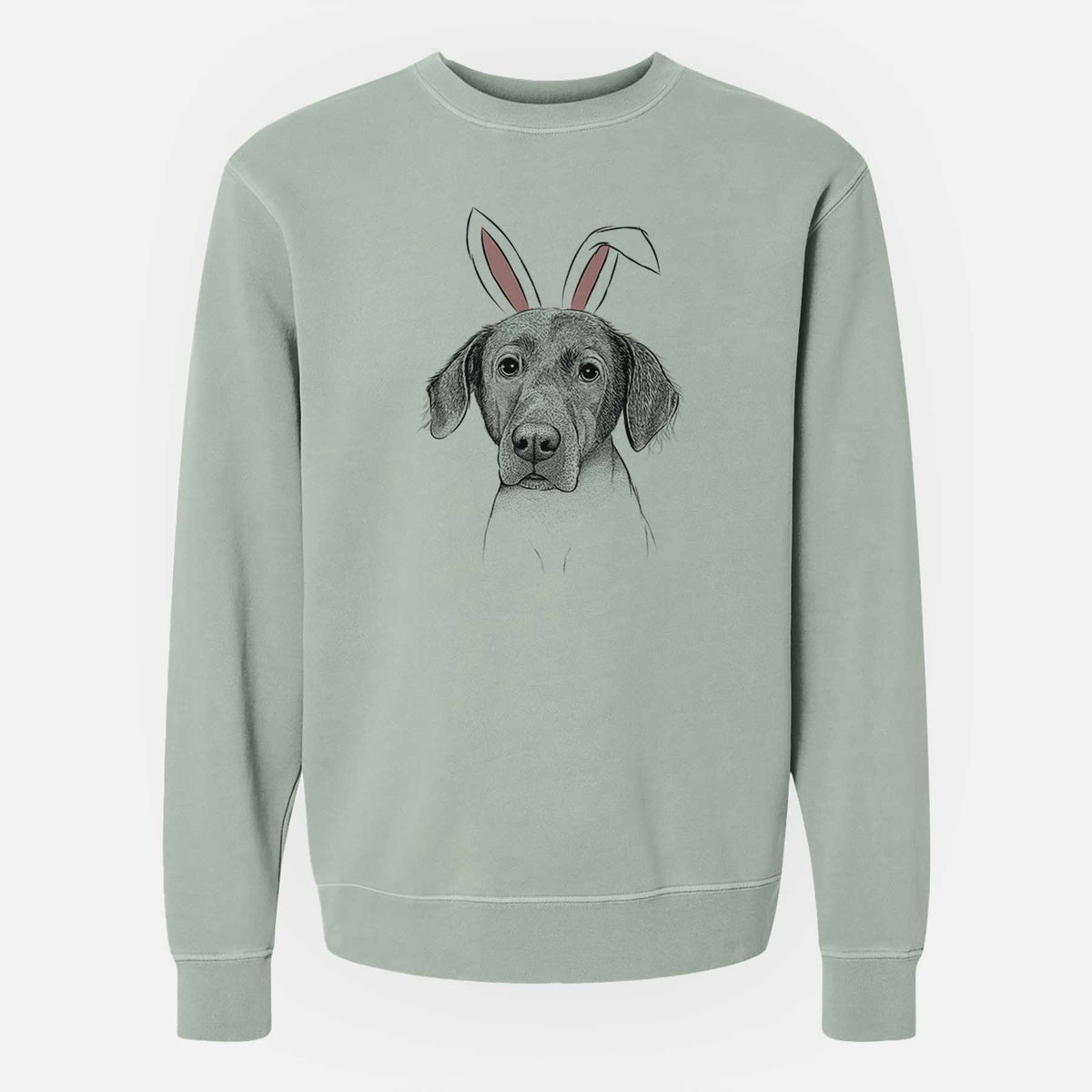 Easter Baldwin the Mixed Breed - Unisex Pigment Dyed Crew Sweatshirt