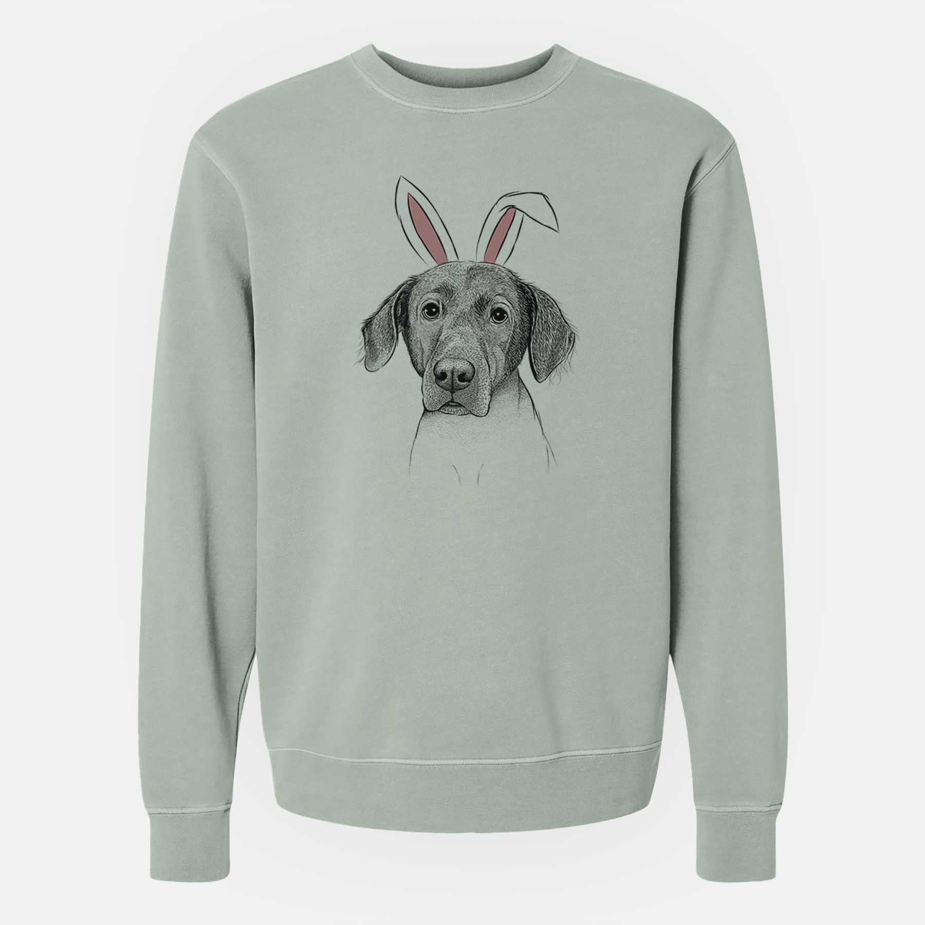 Easter Baldwin the Mixed Breed - Unisex Pigment Dyed Crew Sweatshirt