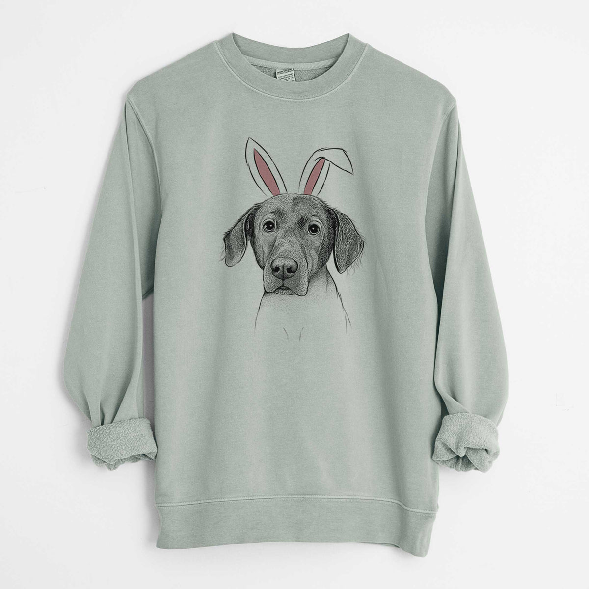 Easter Baldwin the Mixed Breed - Unisex Pigment Dyed Crew Sweatshirt