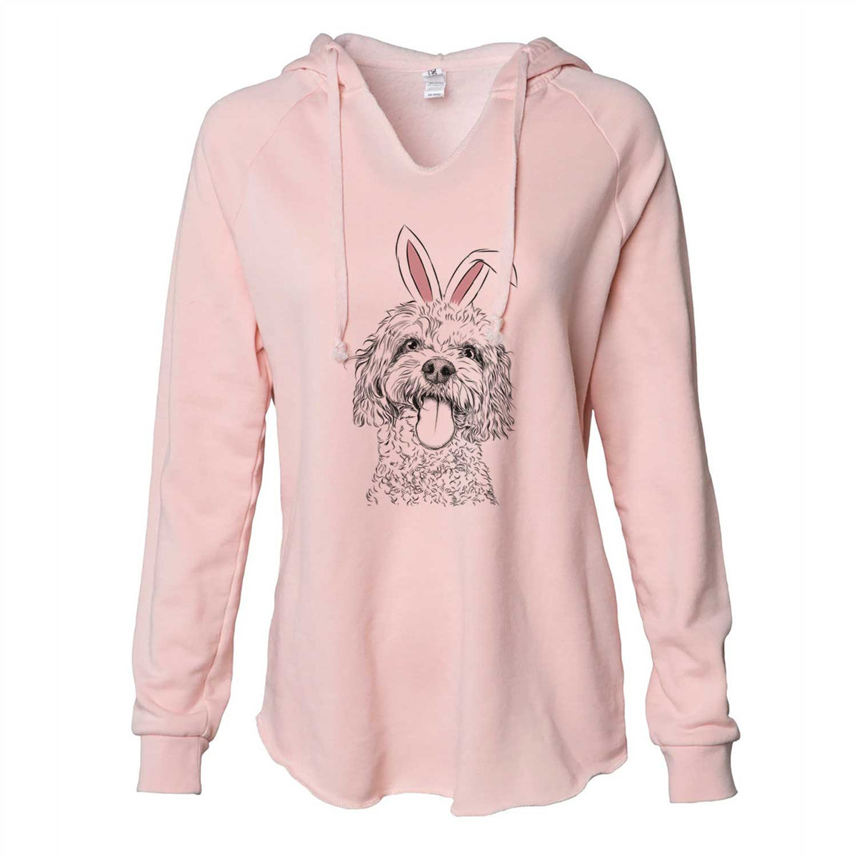 Easter Barney the Cavachon - Cali Wave Hooded Sweatshirt