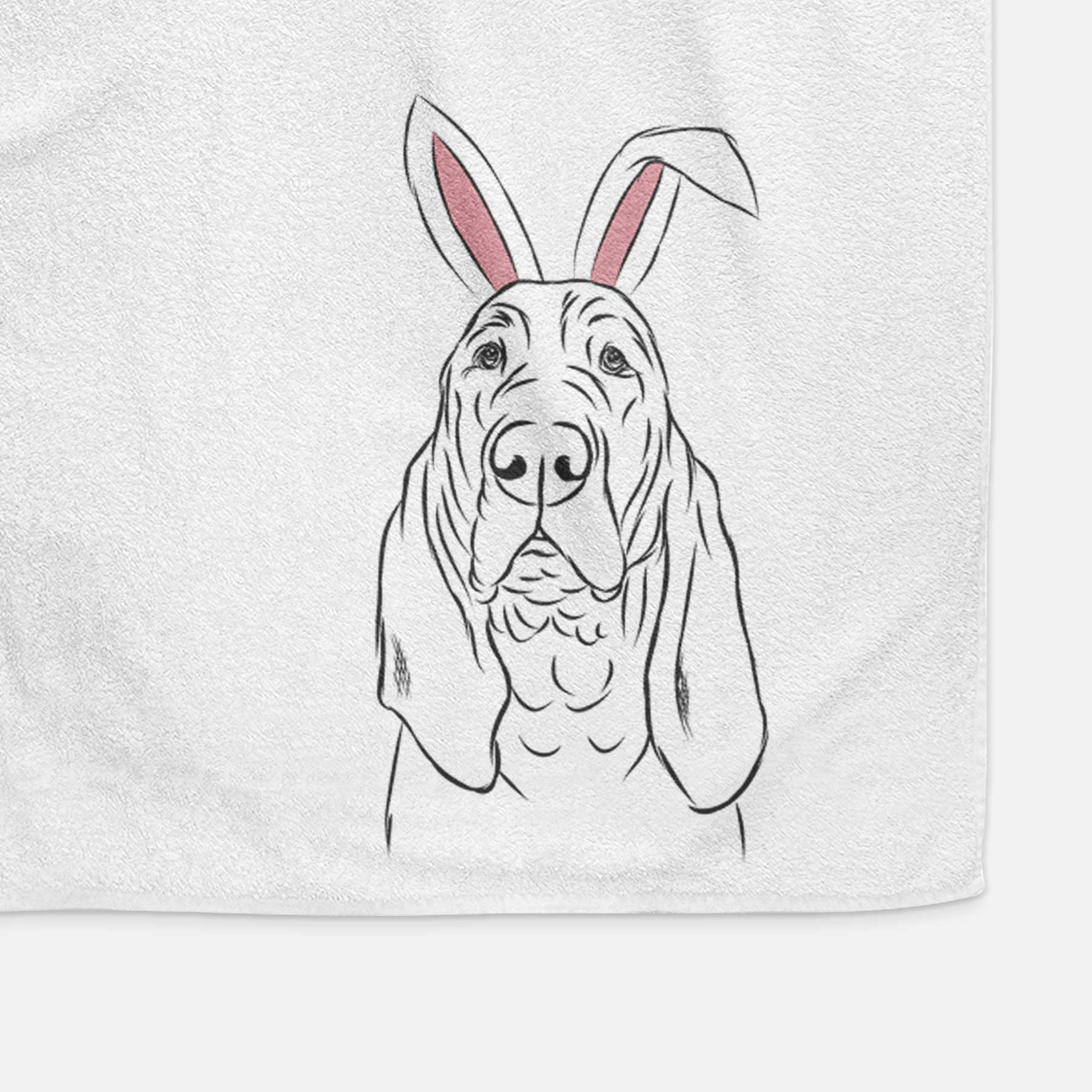 Baron the Bloodhound Decorative Hand Towel