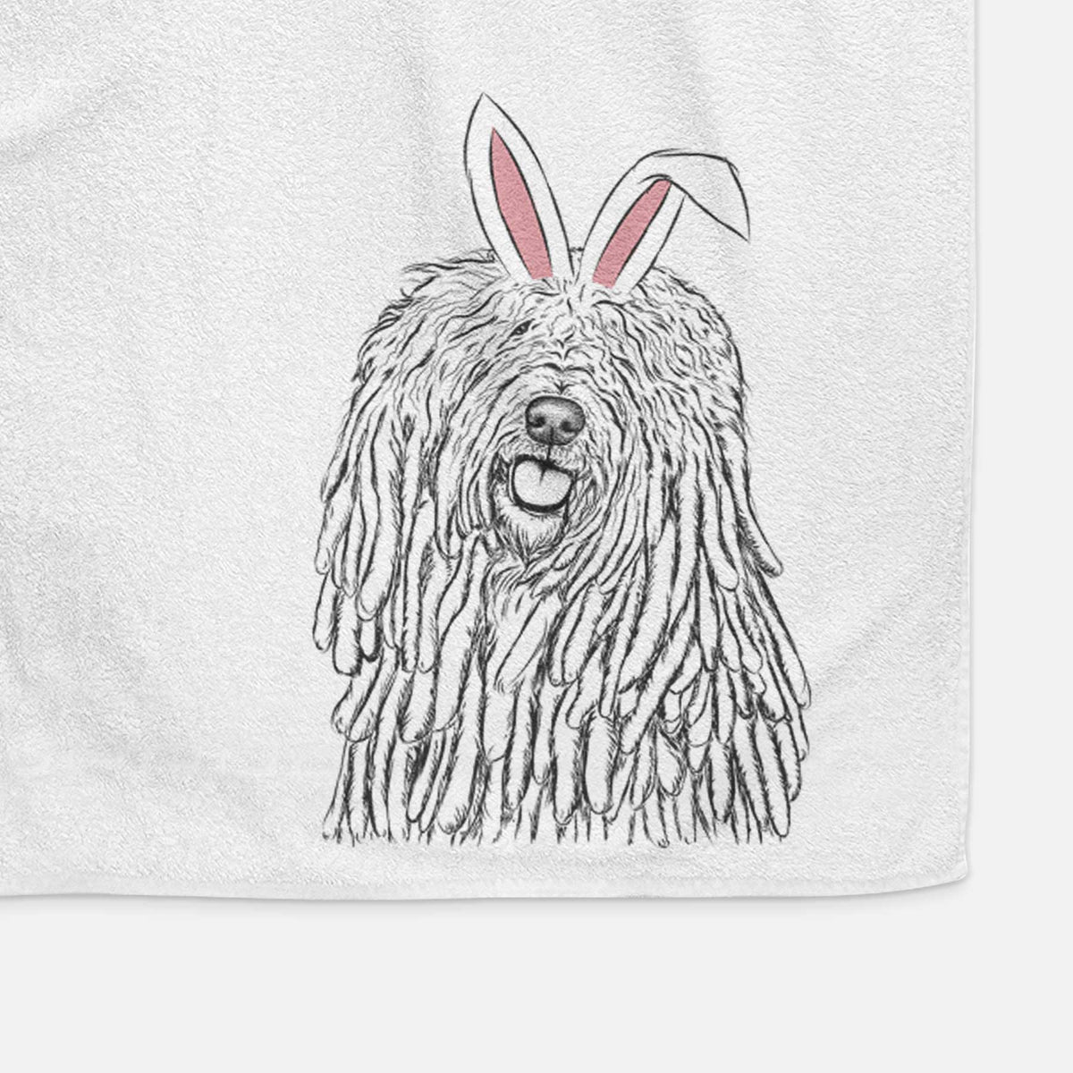 Barry the Komondor Decorative Hand Towel