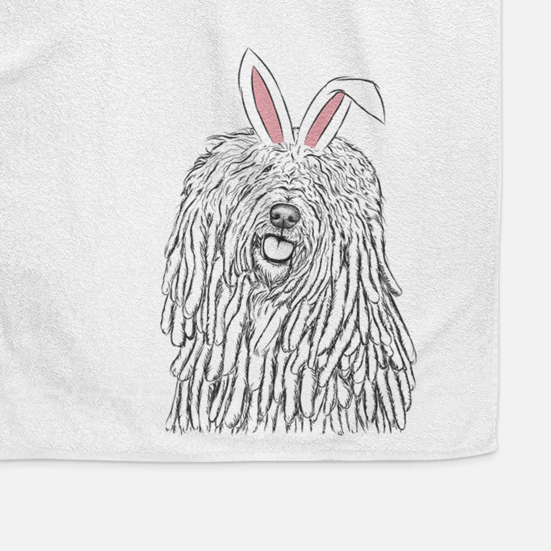 Barry the Komondor Decorative Hand Towel