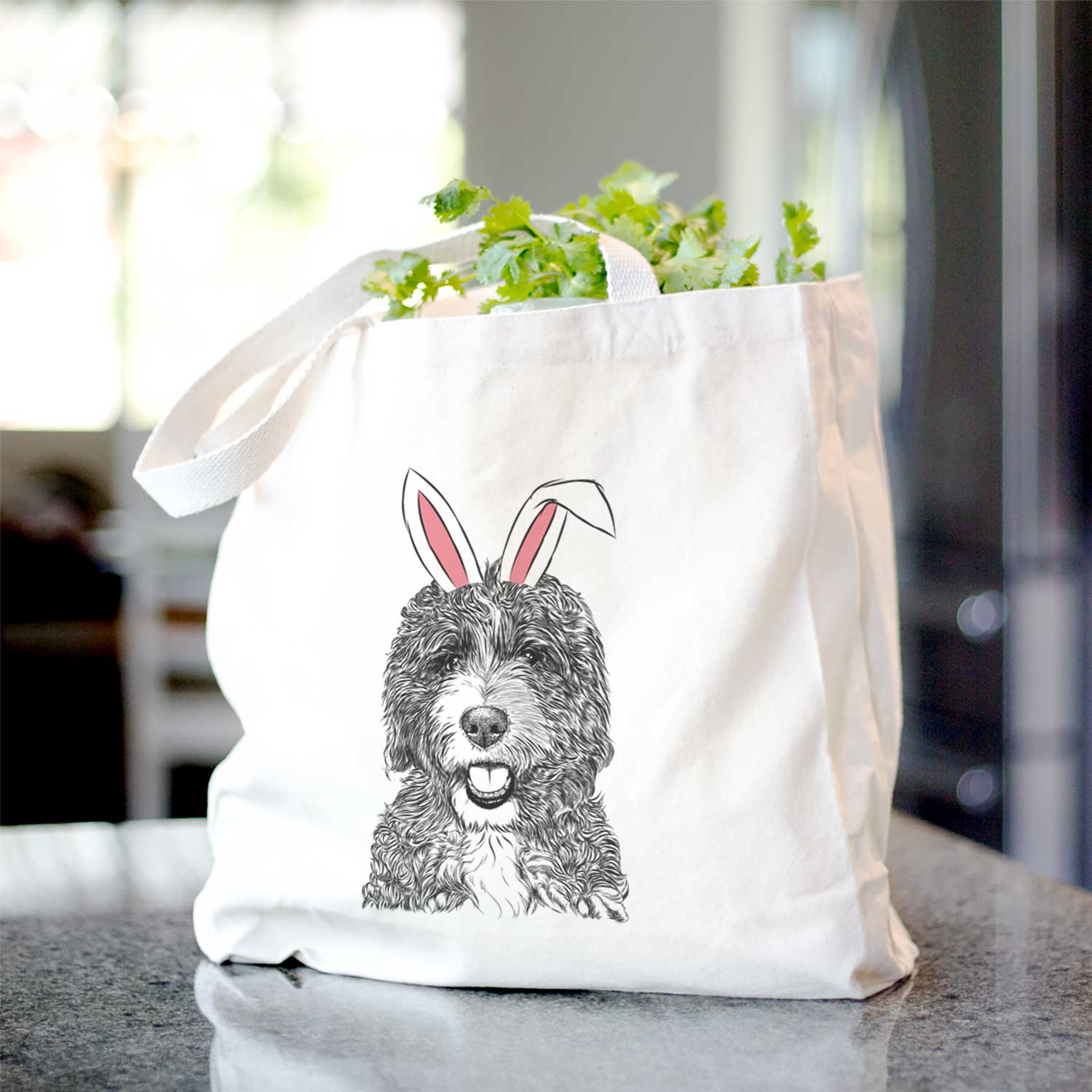 Bash the Bernedoodle - Tote Bag