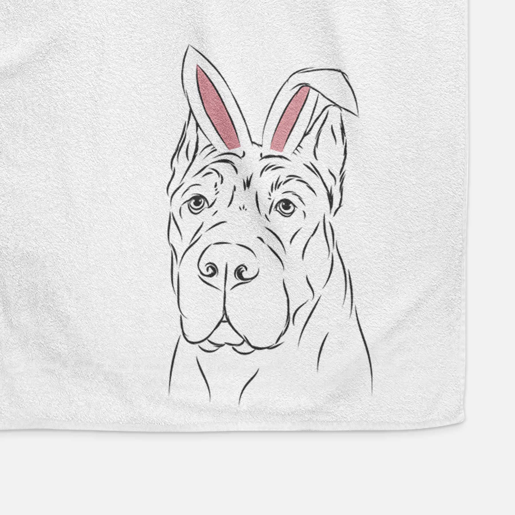 Bearson the Cane Corso Decorative Hand Towel