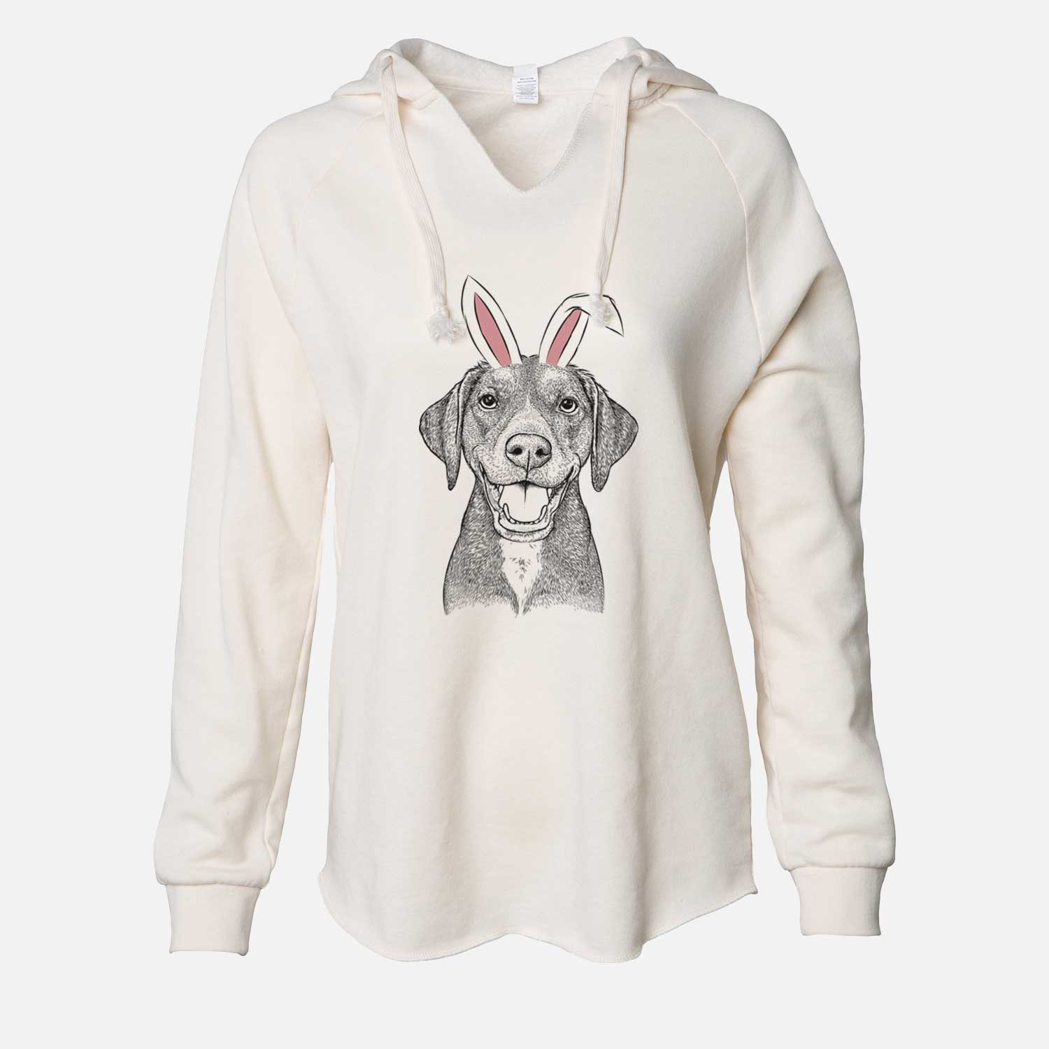 Easter Beaver the Hound Mix - Cali Wave Hooded Sweatshirt