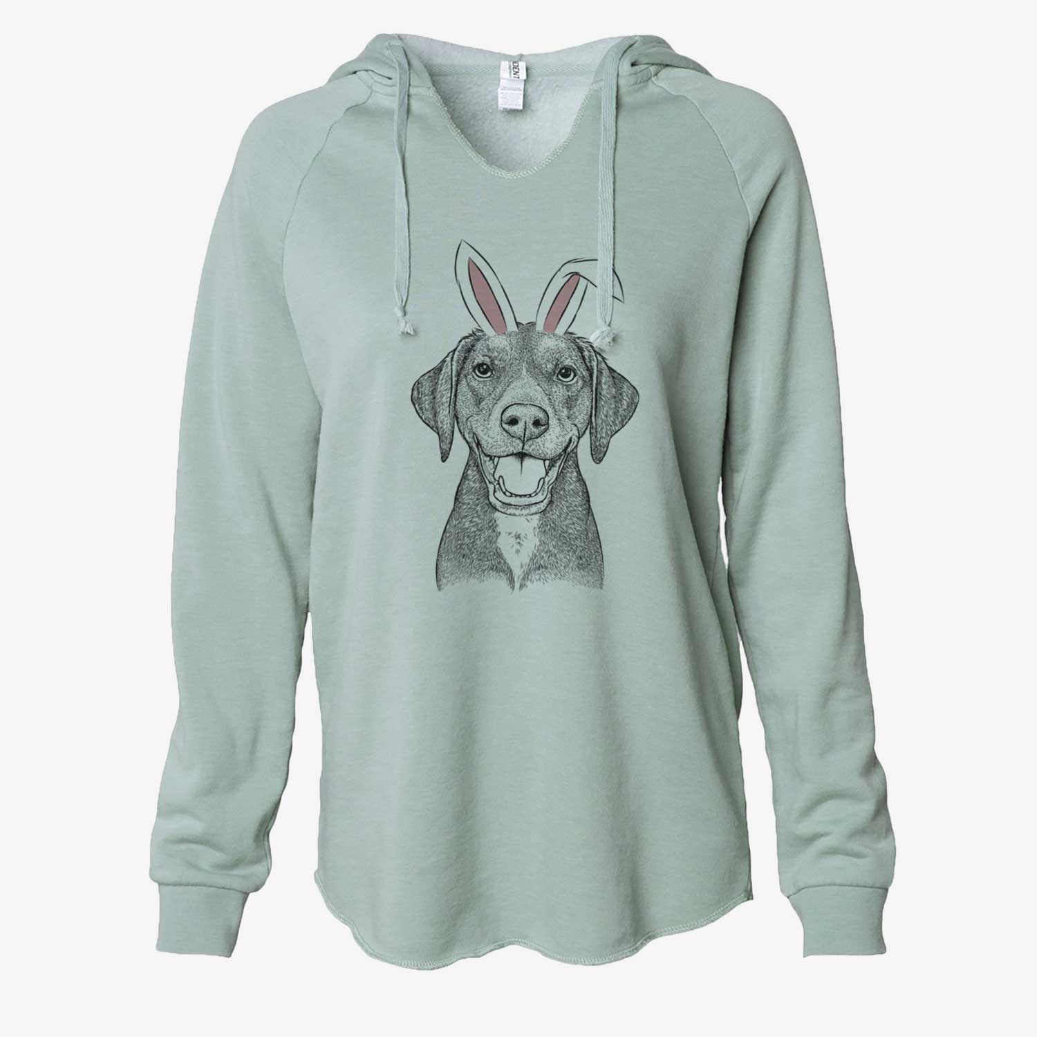 Easter Beaver the Hound Mix - Cali Wave Hooded Sweatshirt