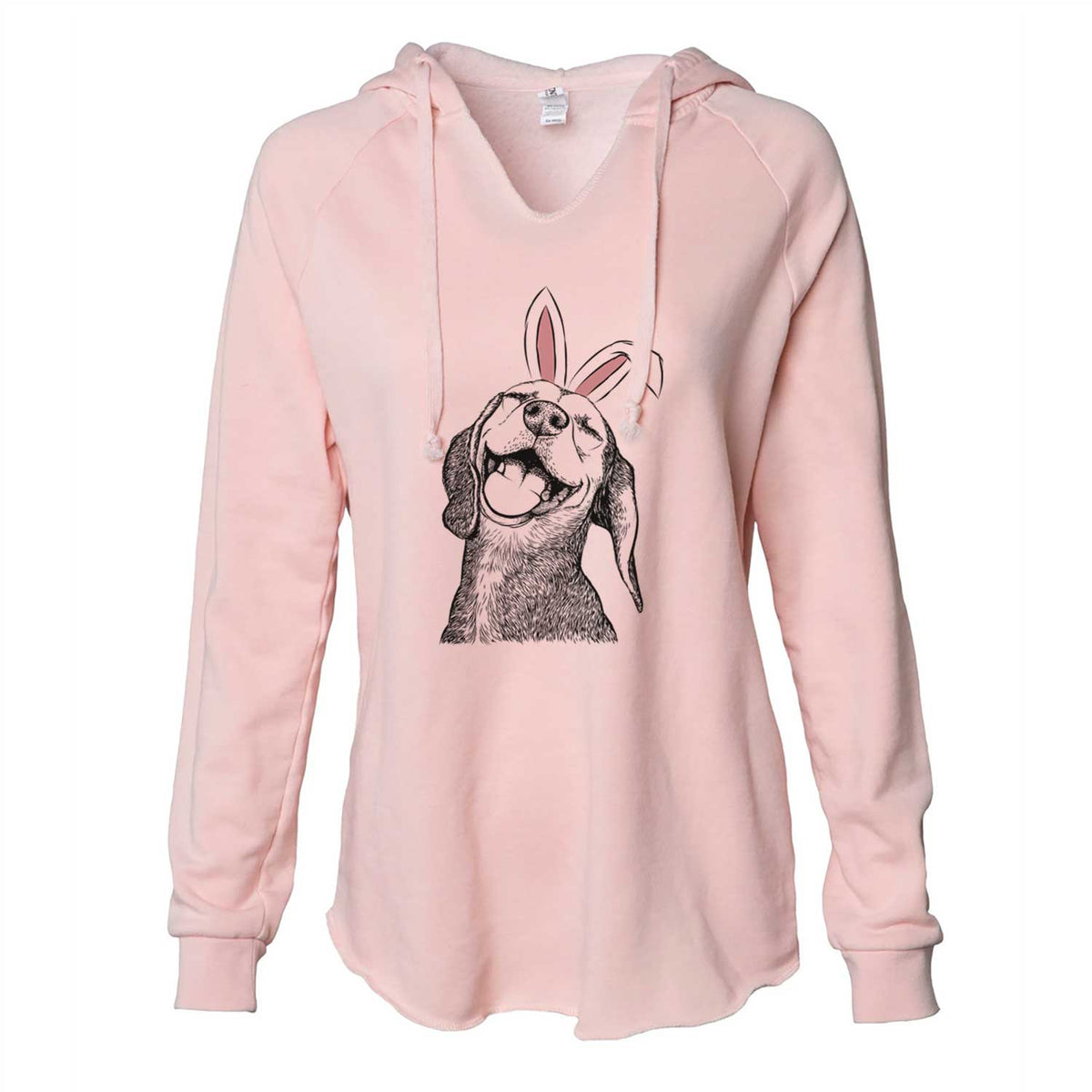 Easter Belle the Hound Mix - Cali Wave Hooded Sweatshirt