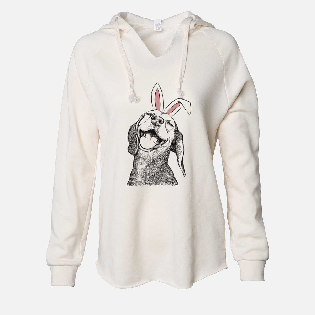 Easter Belle the Hound Mix - Cali Wave Hooded Sweatshirt