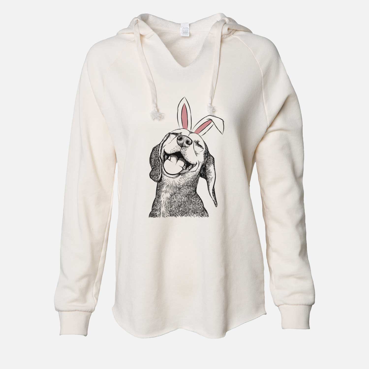 Easter Belle the Hound Mix - Cali Wave Hooded Sweatshirt