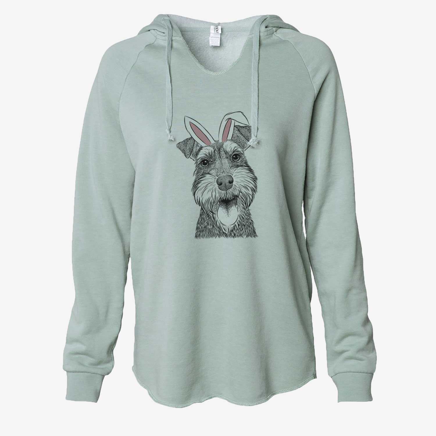 Easter Bernadette the Mini Schnauzer - Cali Wave Hooded Sweatshirt