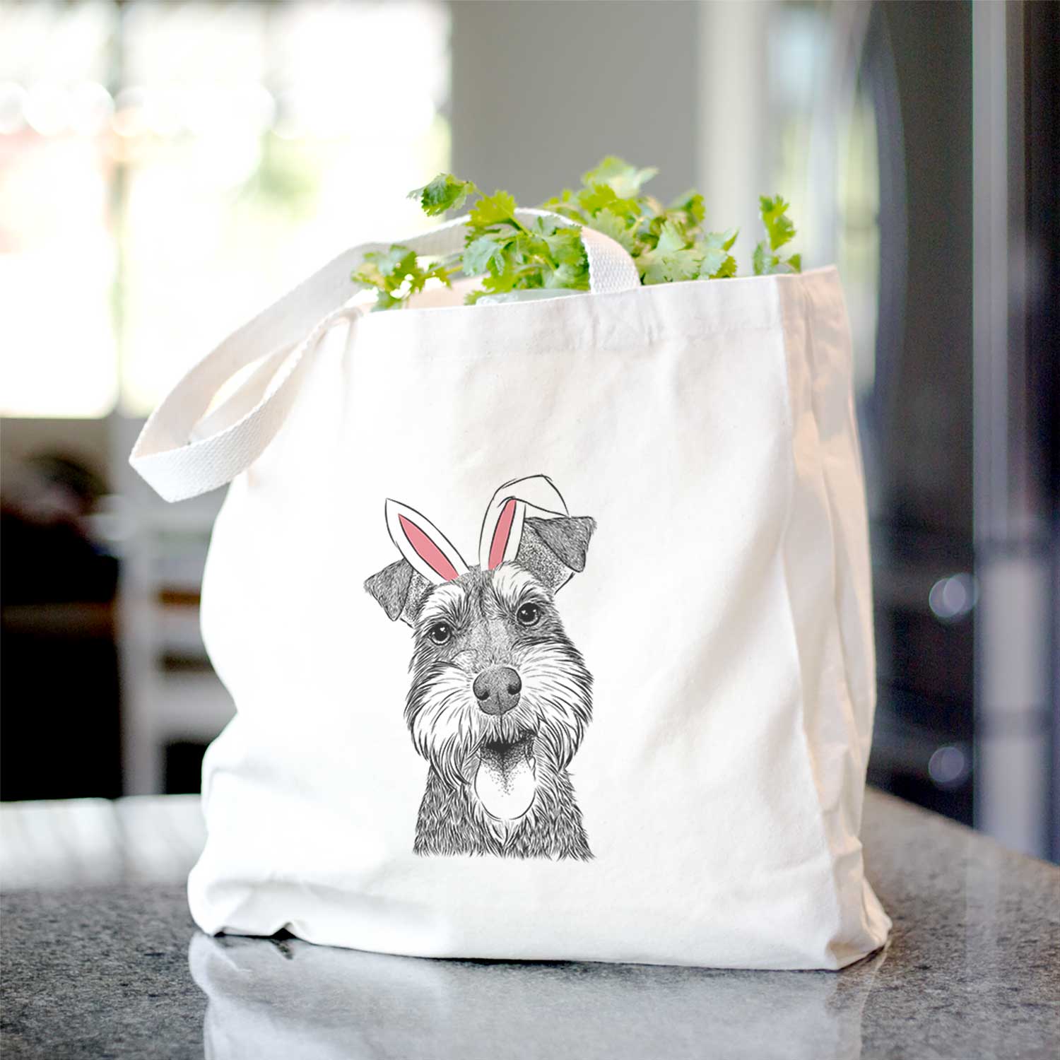 Bernadette the Mini Schnauzer - Tote Bag